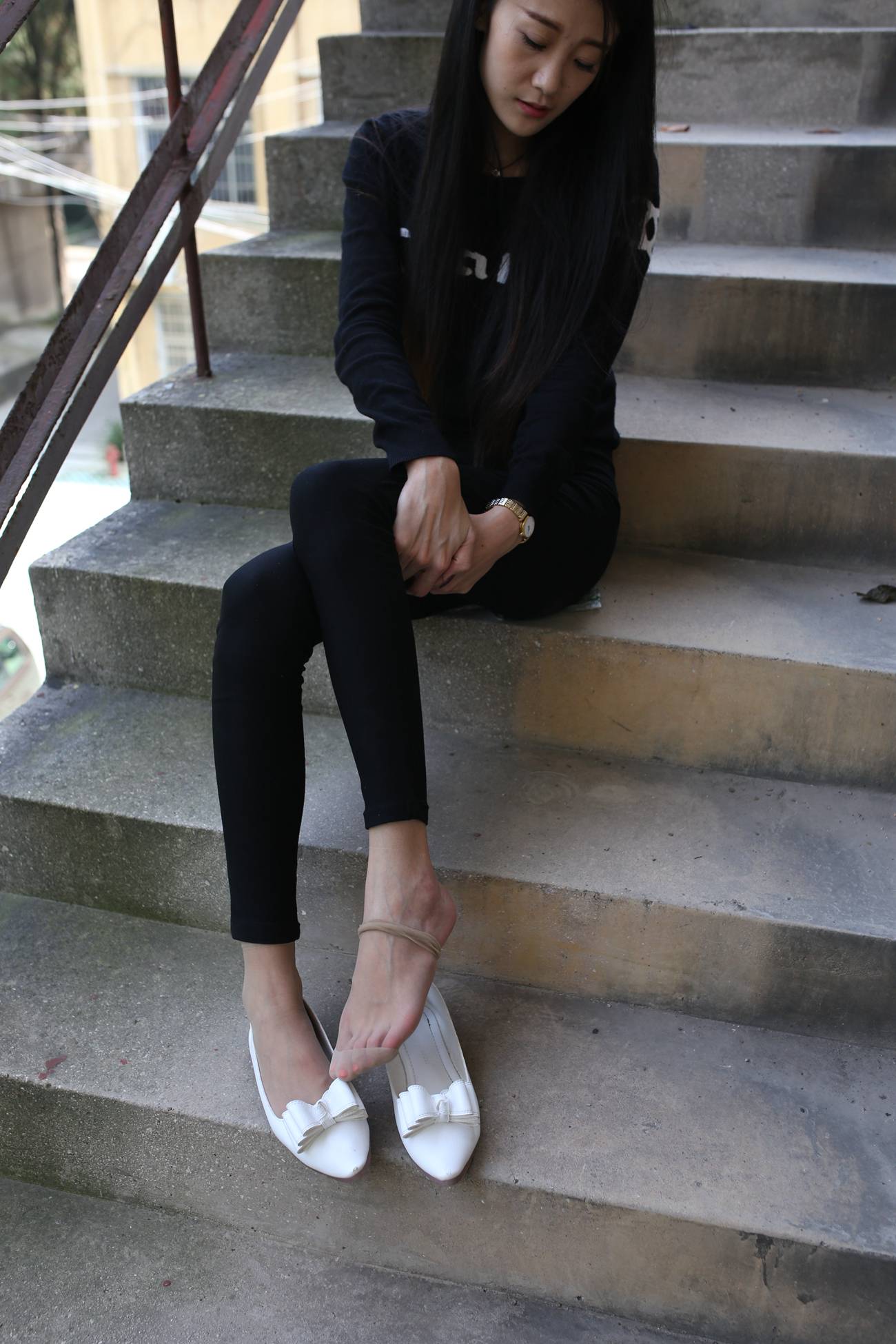 图片[206]-大西瓜爱牙膏-早期作品-S010 黑长裤 [268P] – 速更版-美库