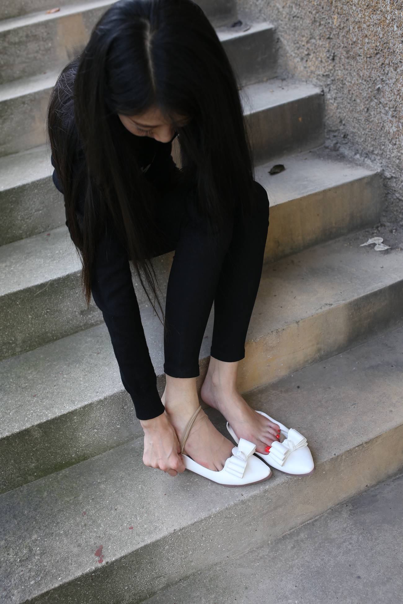 图片[214]-大西瓜爱牙膏-早期作品-S010 黑长裤 [268P] – 速更版-美库