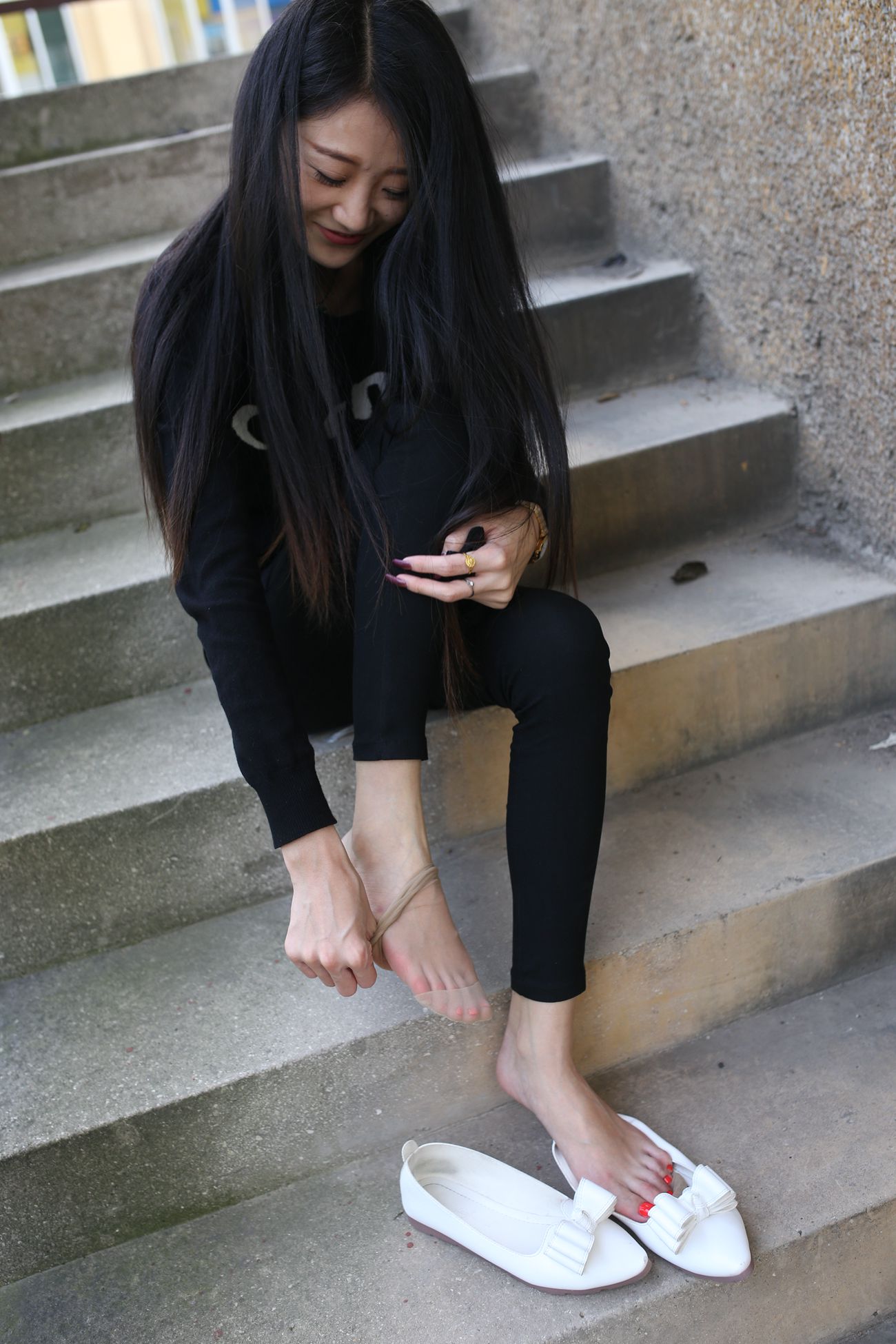 图片[215]-大西瓜爱牙膏-早期作品-S010 黑长裤 [268P] – 速更版-美库