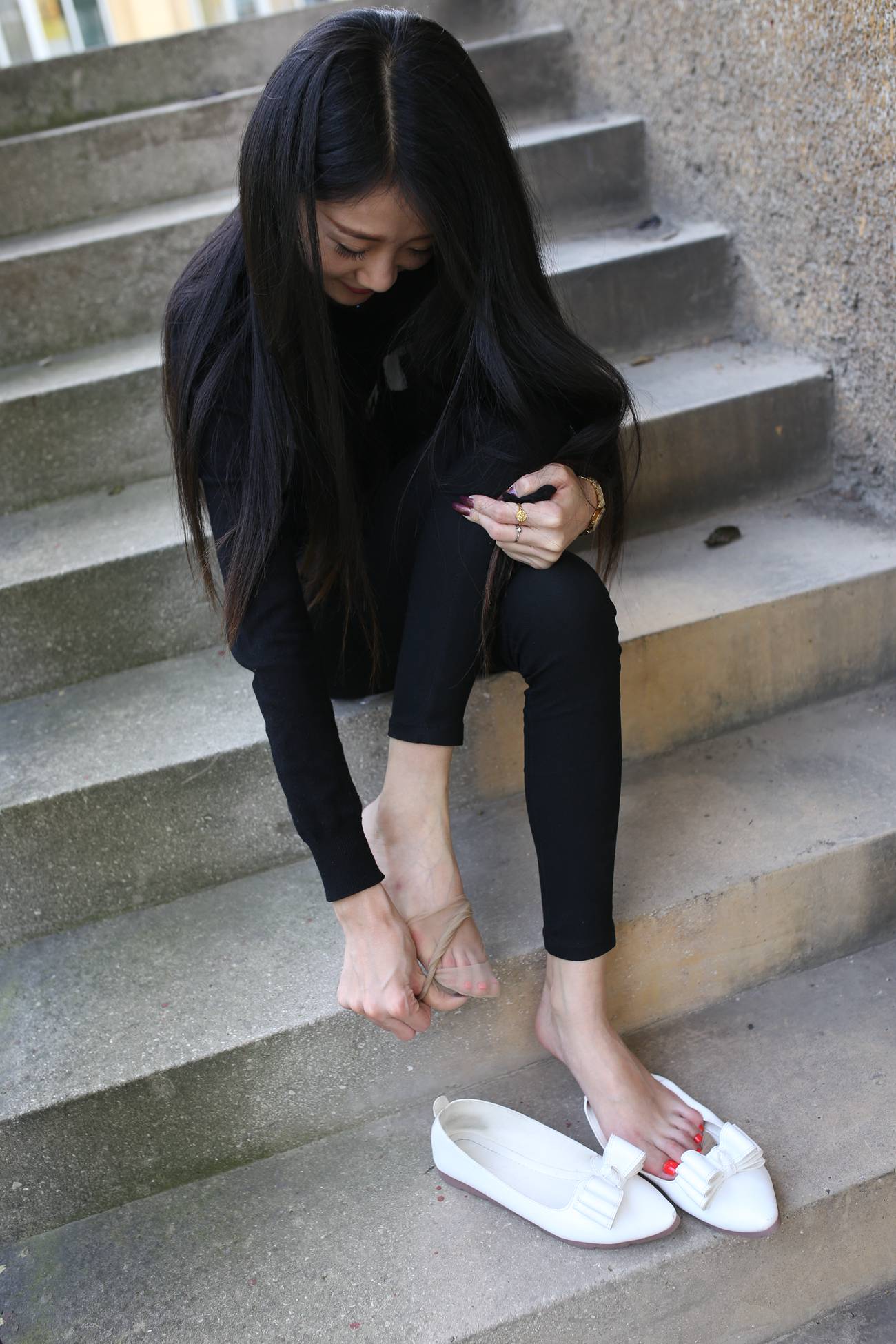 图片[217]-大西瓜爱牙膏-早期作品-S010 黑长裤 [268P] – 速更版-美库