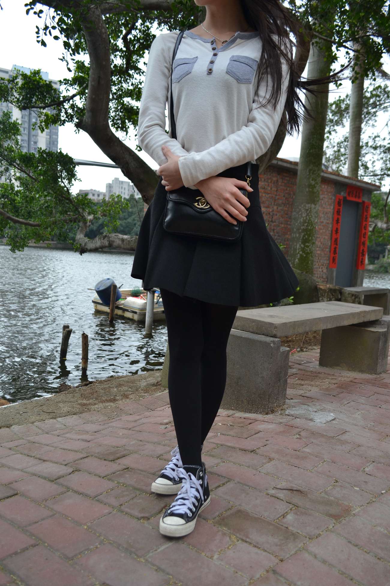 图片[13]-大西瓜爱牙膏-早期作品-S014 湖边黑丝妹 [109P] – 速更版-美库