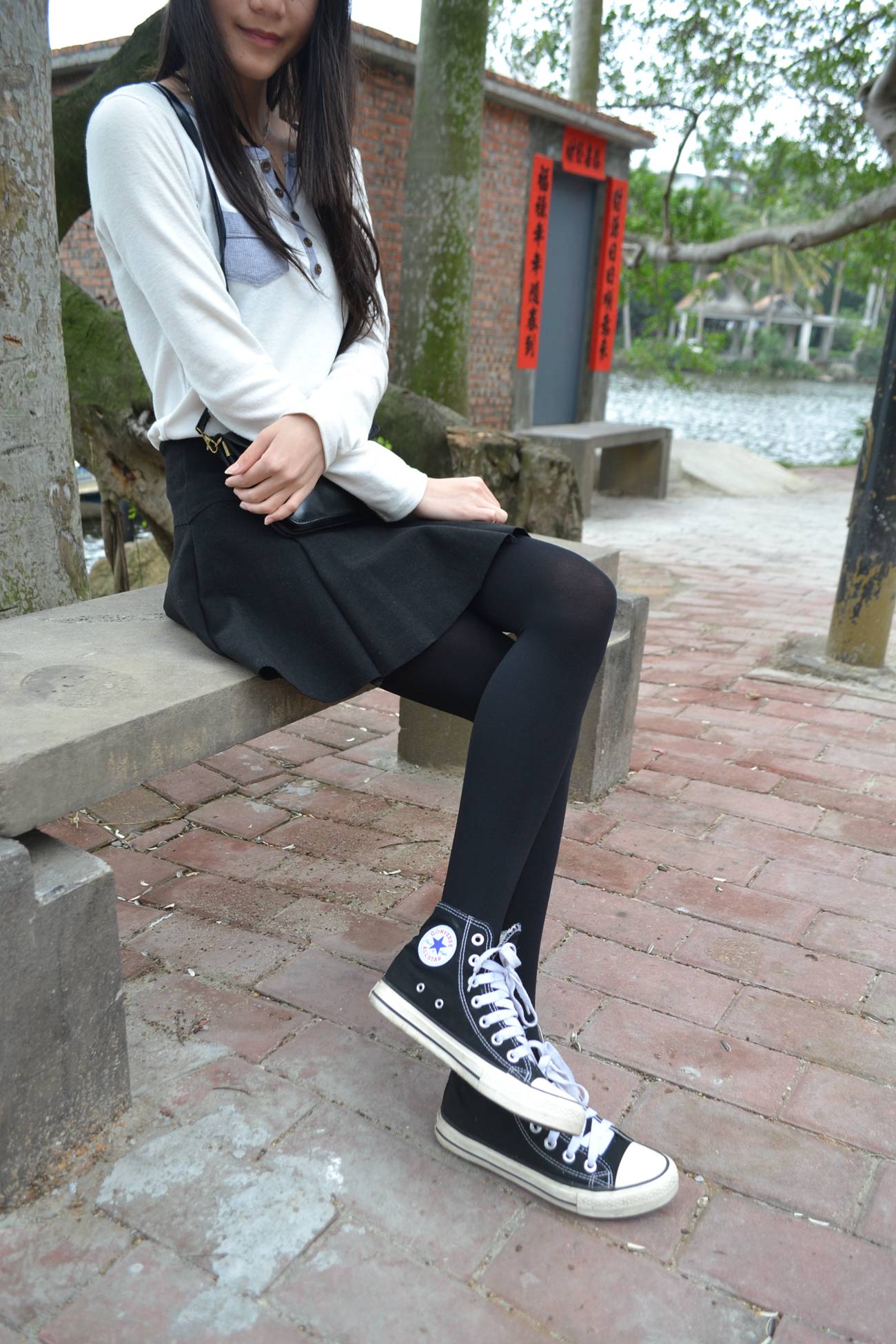 图片[20]-大西瓜爱牙膏-早期作品-S014 湖边黑丝妹 [109P] – 速更版-美库