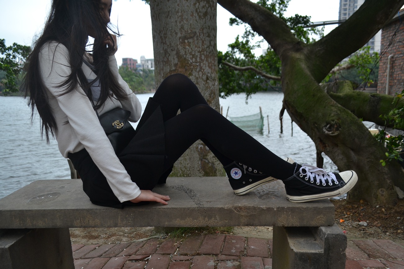 图片[22]-大西瓜爱牙膏-早期作品-S014 湖边黑丝妹 [109P] – 速更版-美库