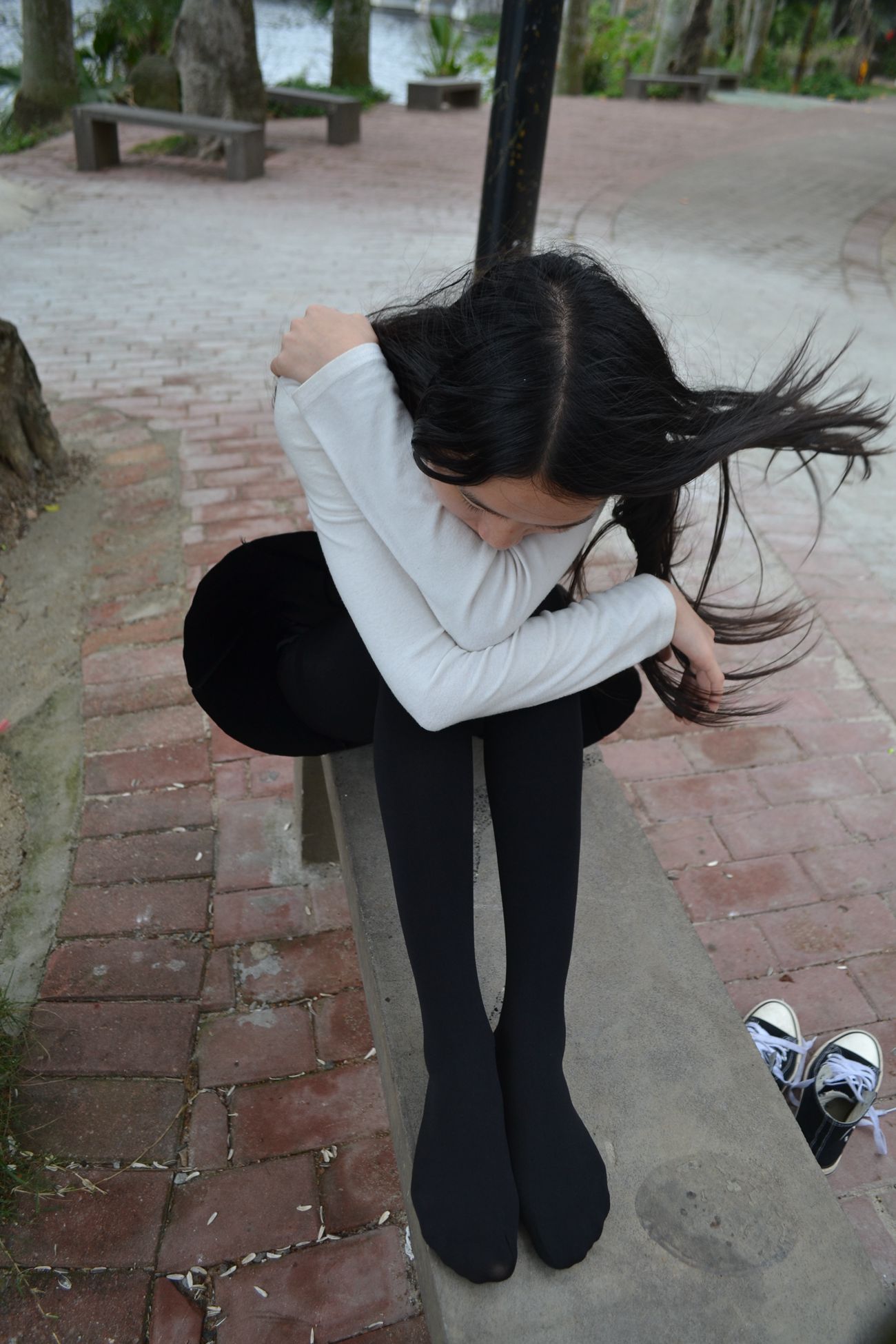 图片[109]-大西瓜爱牙膏-早期作品-S014 湖边黑丝妹 [109P] – 速更版-美库