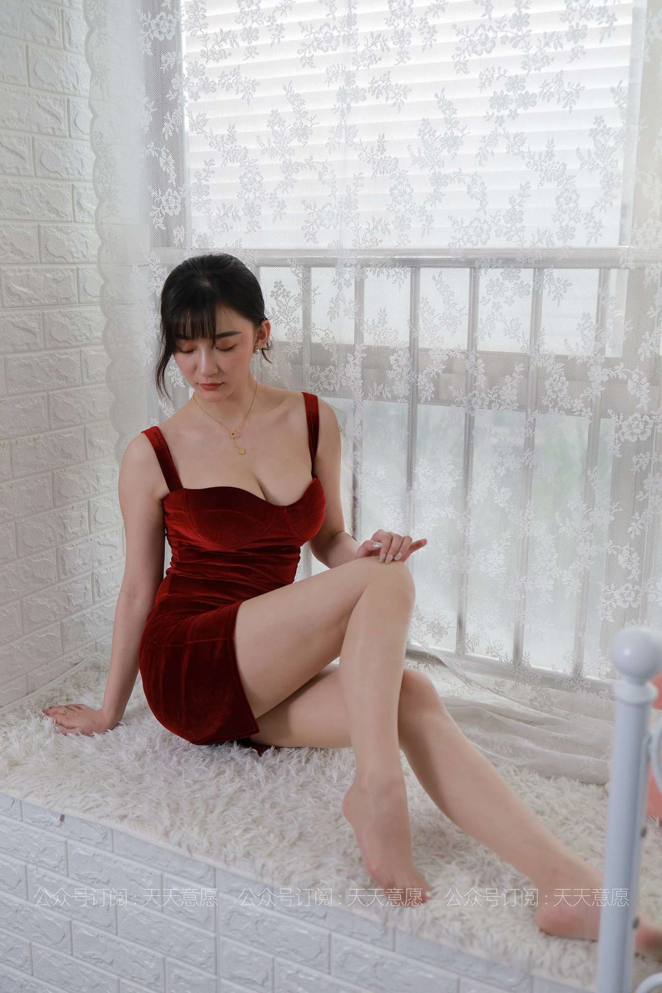 图片[40]-[IESS异思趣向] 耽丝 210730 性感红裙女神秋秋 [92P] – 速更版-美库