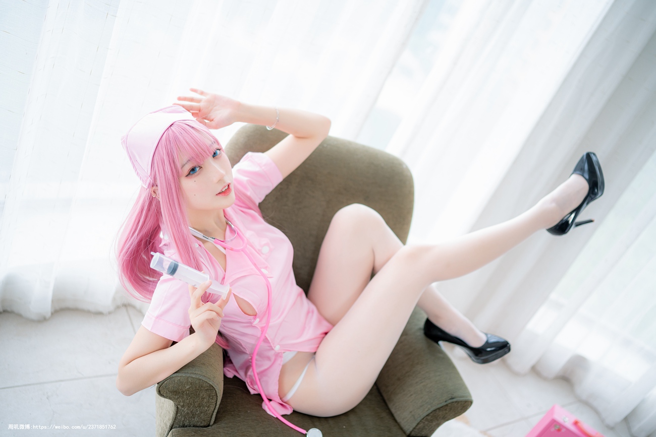 图片[22]-皮皮奶可可爱了啦&周叽是可爱兔兔 – 粉蓝护士 [77P] – 速更版-美库