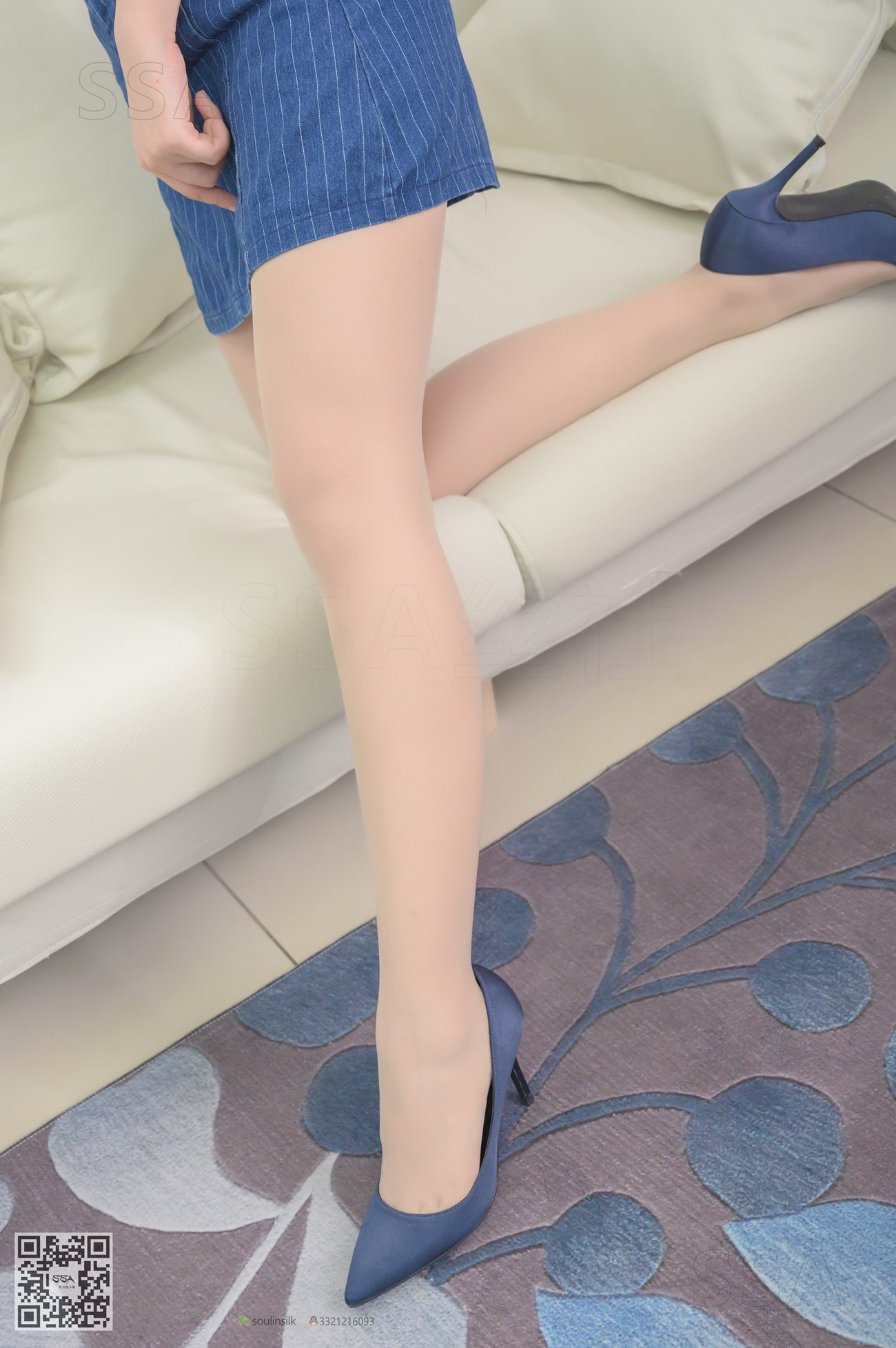 图片[52]-[SSA丝社]超清写真 NO.192 小鹿 蓝色条纹裙穿搭示范[160P] – 速更版-美库