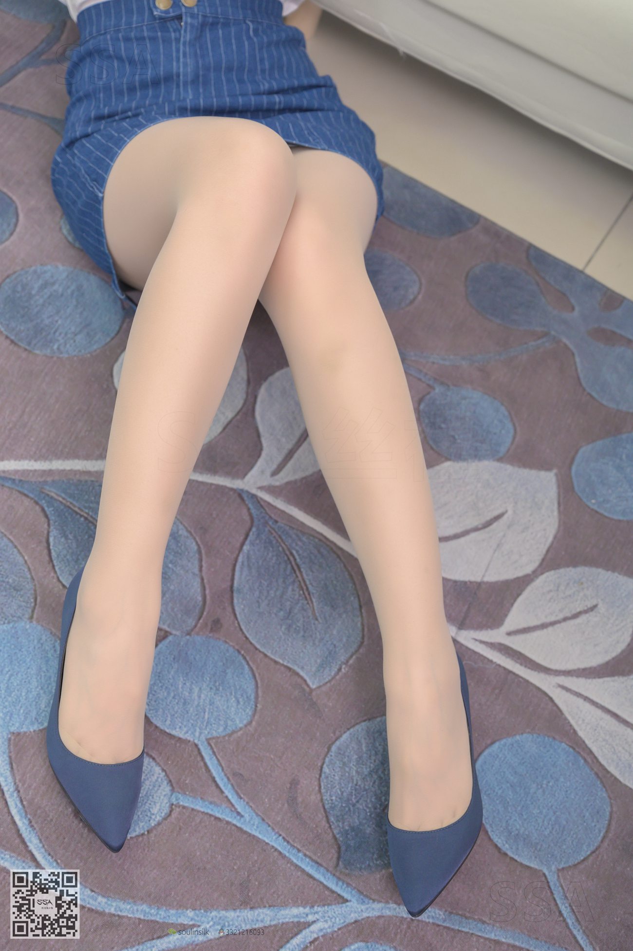 图片[77]-[SSA丝社]超清写真 NO.192 小鹿 蓝色条纹裙穿搭示范[160P] – 速更版-美库