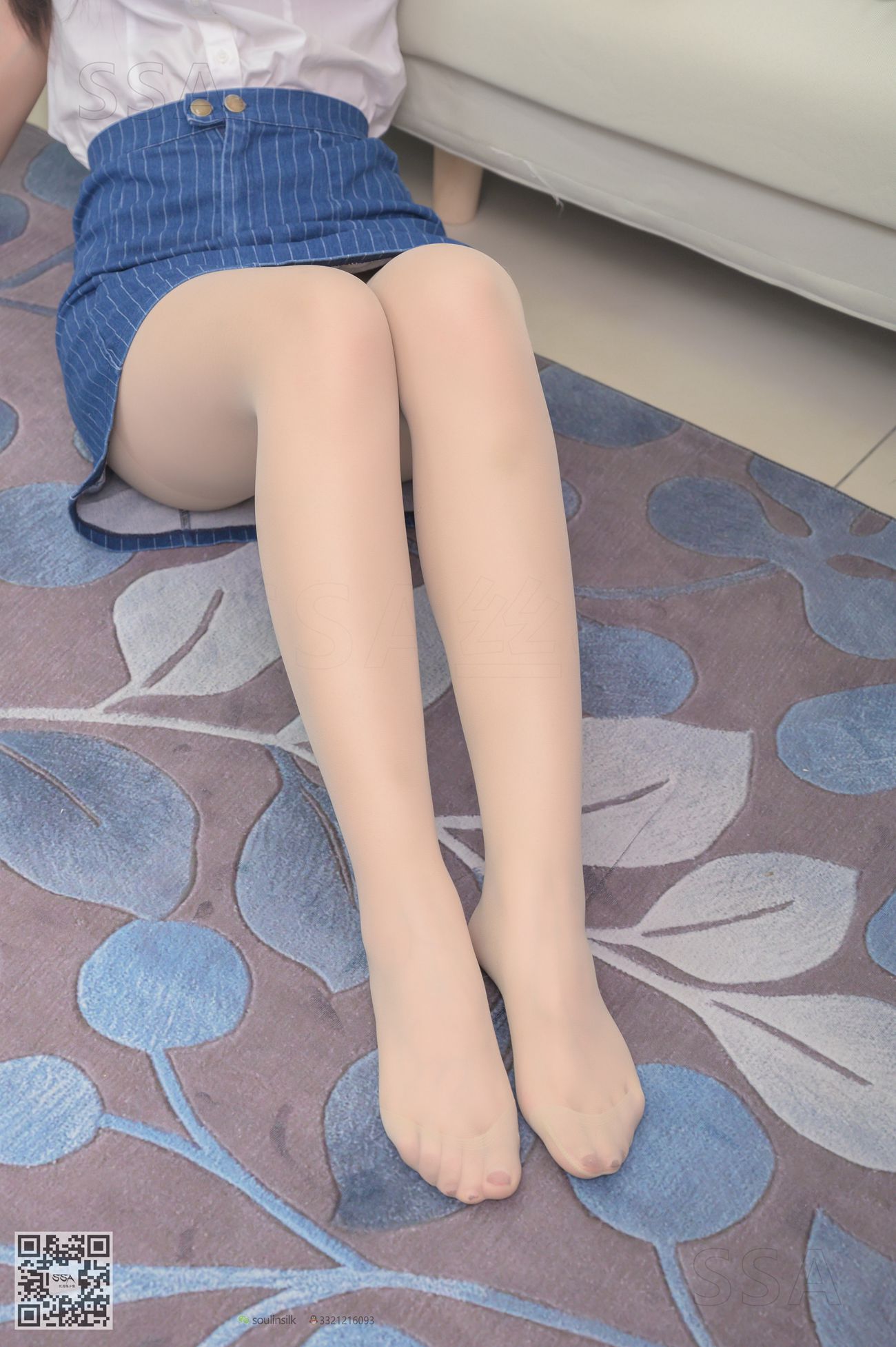 图片[86]-[SSA丝社]超清写真 NO.192 小鹿 蓝色条纹裙穿搭示范[160P] – 速更版-美库