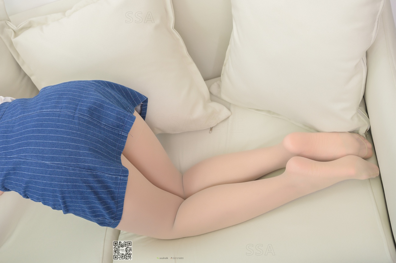 图片[116]-[SSA丝社]超清写真 NO.192 小鹿 蓝色条纹裙穿搭示范[160P] – 速更版-美库