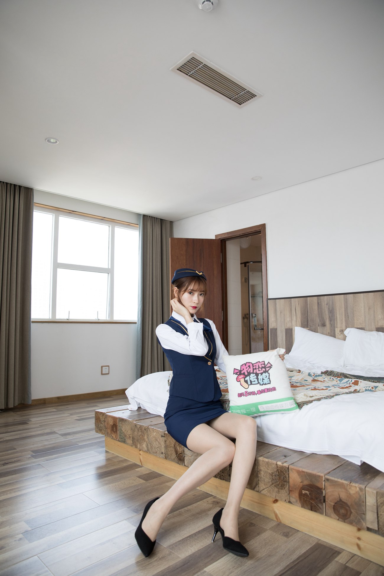 图片[143]-物恋传媒 NO.212 猫耳-您好，欢迎乘坐本次航班[144P] – 速更版-美库