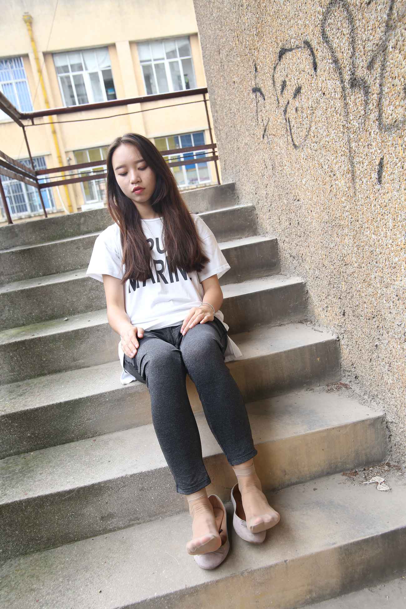 图片[143]-大西瓜爱牙膏-早期作品-S018 张萍 白T恤 连衣裙 1 [210P] – 速更版-美库