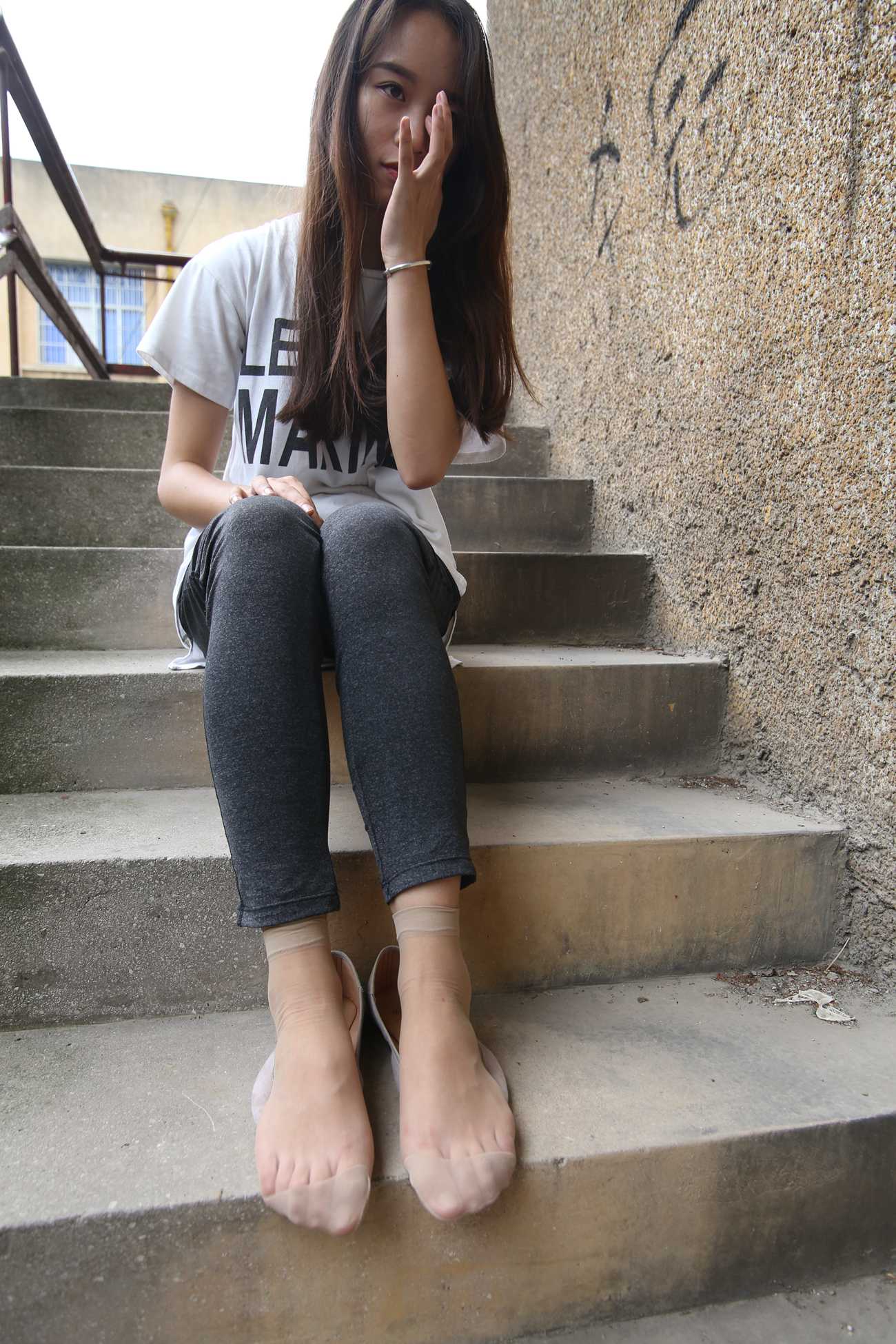 图片[148]-大西瓜爱牙膏-早期作品-S018 张萍 白T恤 连衣裙 1 [210P] – 速更版-美库