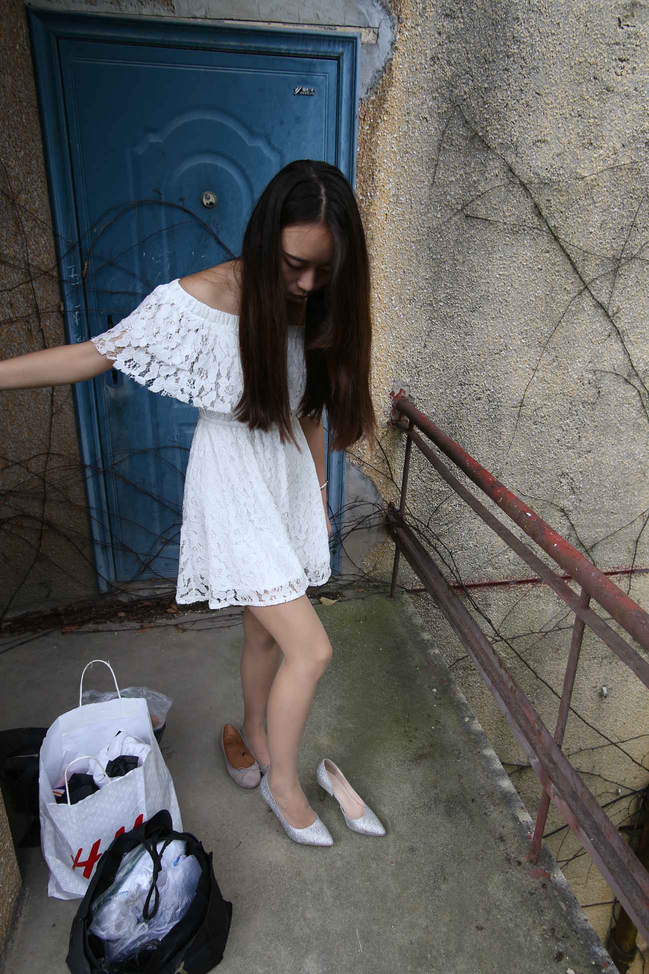 图片[101]-大西瓜爱牙膏-早期作品-S018 张萍 白T恤 连衣裙 2 [312P] – 速更版-美库