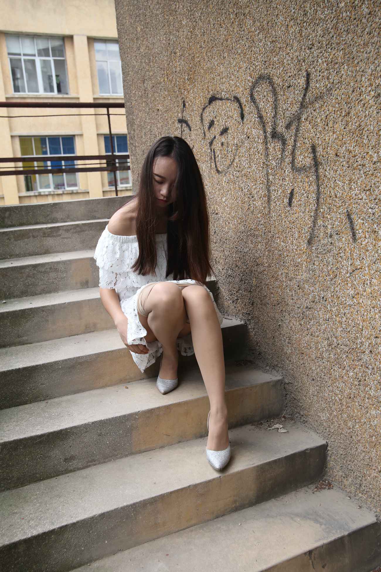 图片[160]-大西瓜爱牙膏-早期作品-S018 张萍 白T恤 连衣裙 2 [312P] – 速更版-美库