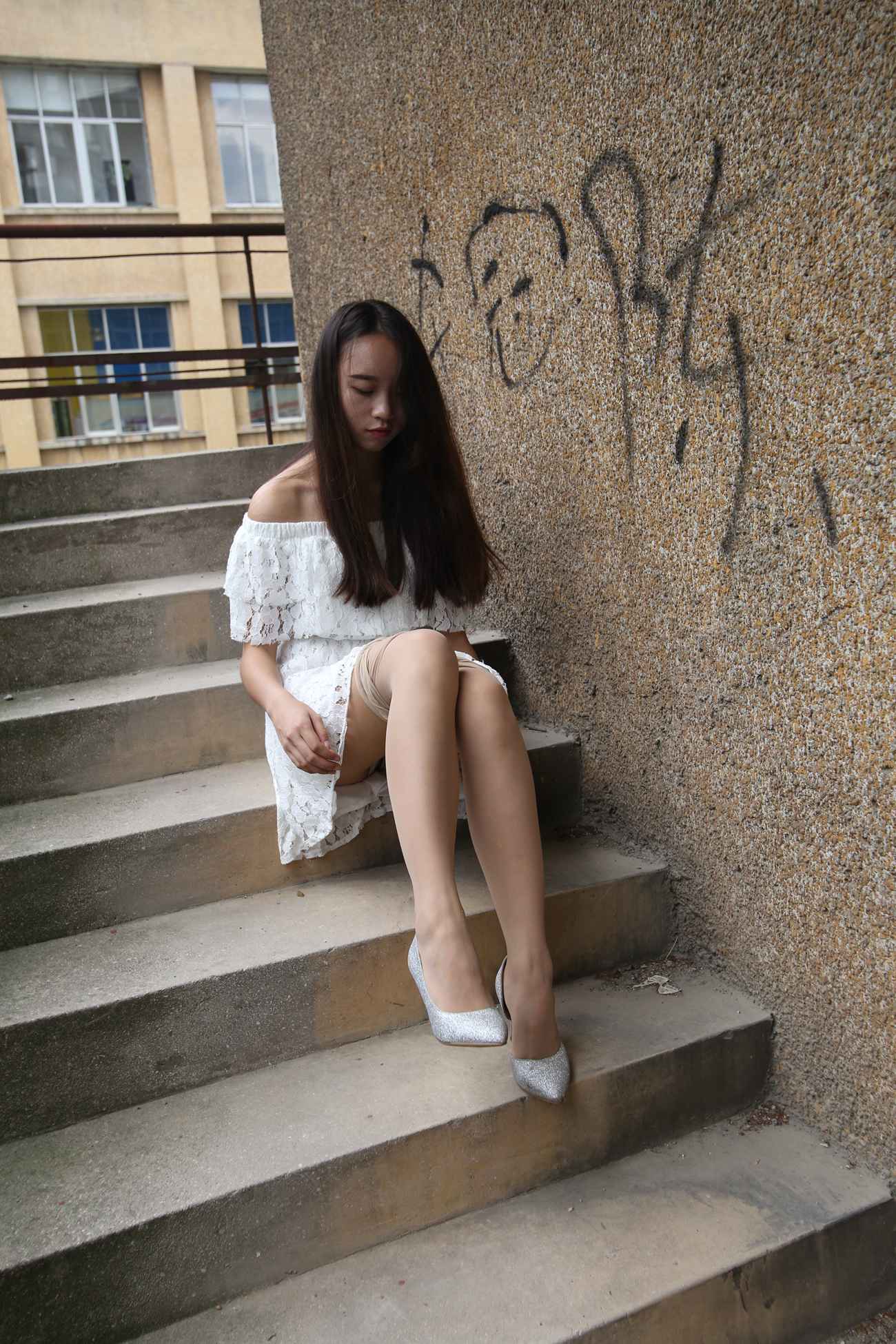 图片[161]-大西瓜爱牙膏-早期作品-S018 张萍 白T恤 连衣裙 2 [312P] – 速更版-美库