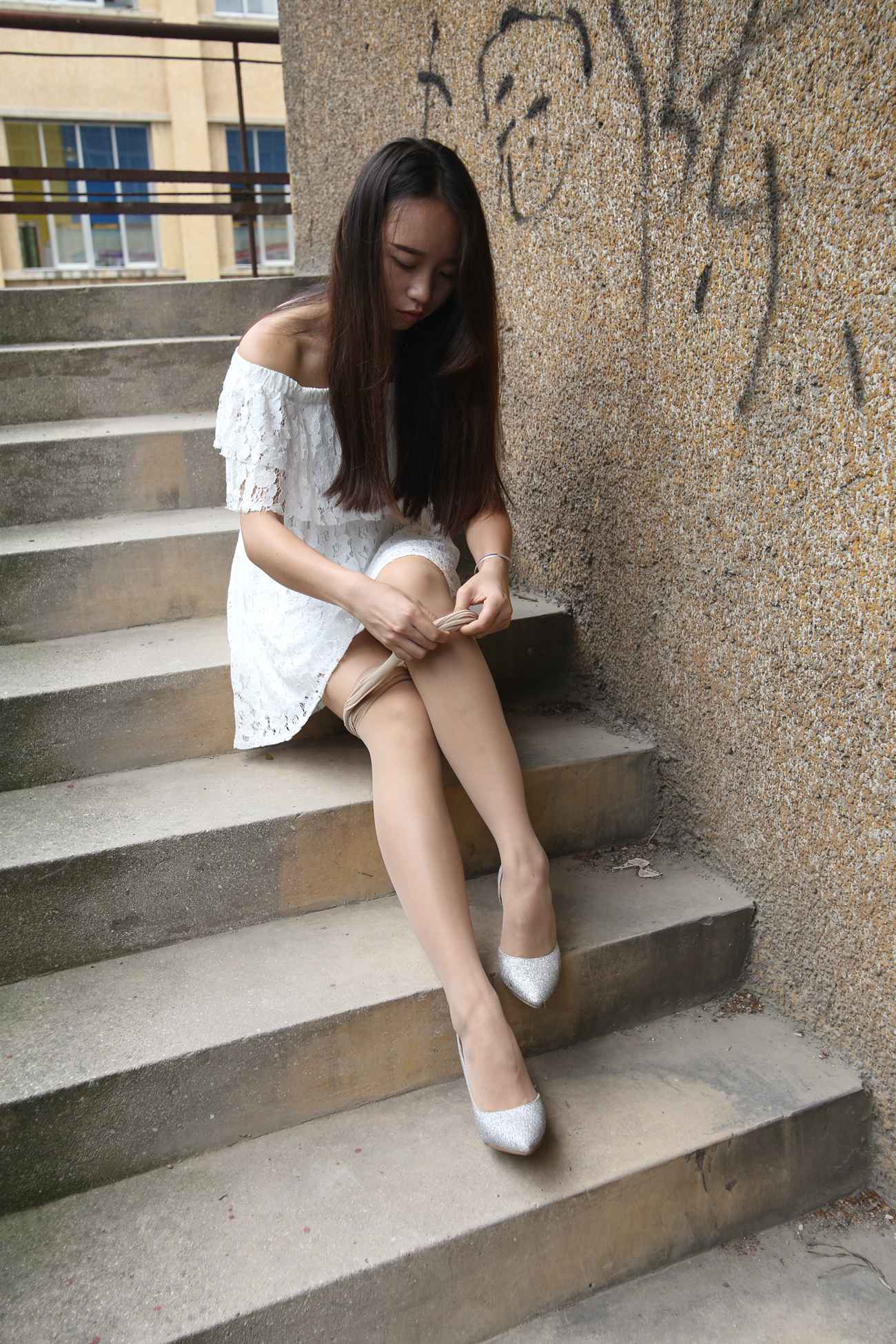 图片[166]-大西瓜爱牙膏-早期作品-S018 张萍 白T恤 连衣裙 2 [312P] – 速更版-美库