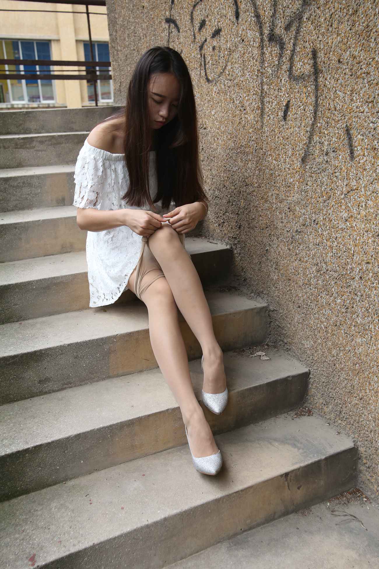 图片[167]-大西瓜爱牙膏-早期作品-S018 张萍 白T恤 连衣裙 2 [312P] – 速更版-美库