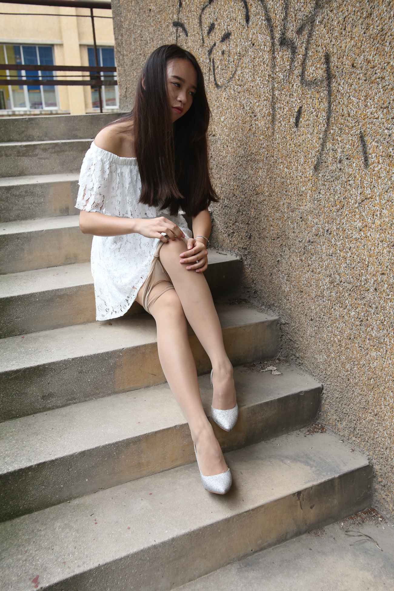 图片[169]-大西瓜爱牙膏-早期作品-S018 张萍 白T恤 连衣裙 2 [312P] – 速更版-美库