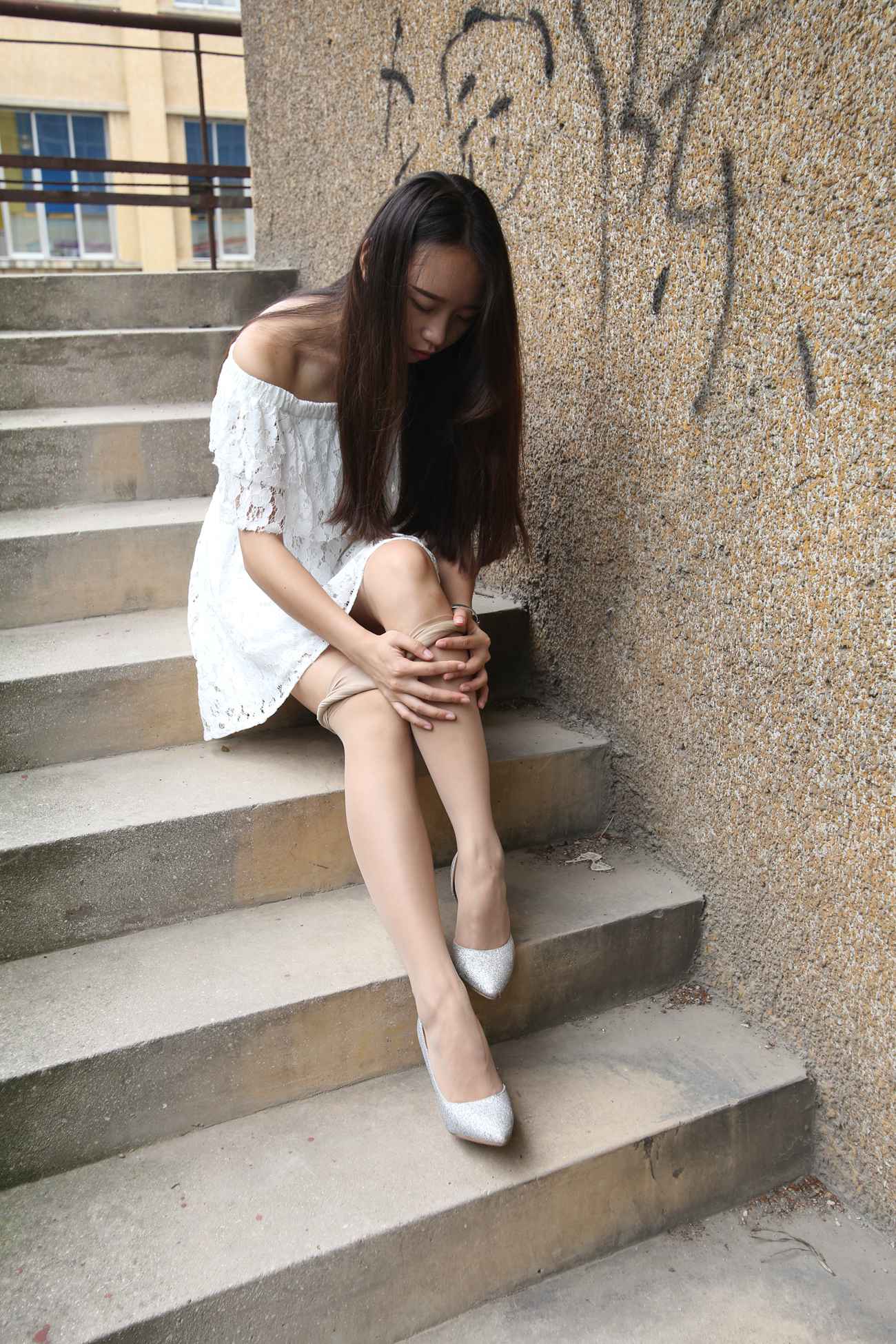 图片[172]-大西瓜爱牙膏-早期作品-S018 张萍 白T恤 连衣裙 2 [312P] – 速更版-美库