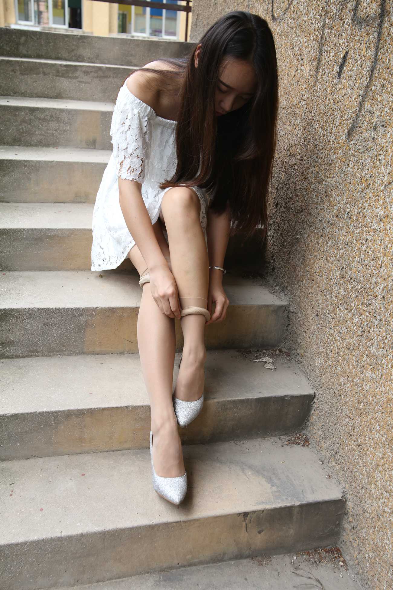 图片[180]-大西瓜爱牙膏-早期作品-S018 张萍 白T恤 连衣裙 2 [312P] – 速更版-美库