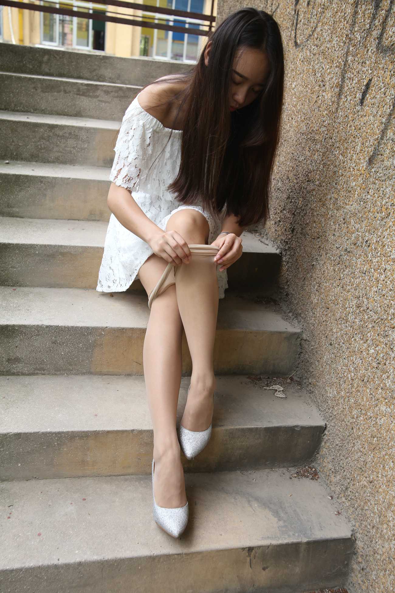 图片[190]-大西瓜爱牙膏-早期作品-S018 张萍 白T恤 连衣裙 2 [312P] – 速更版-美库