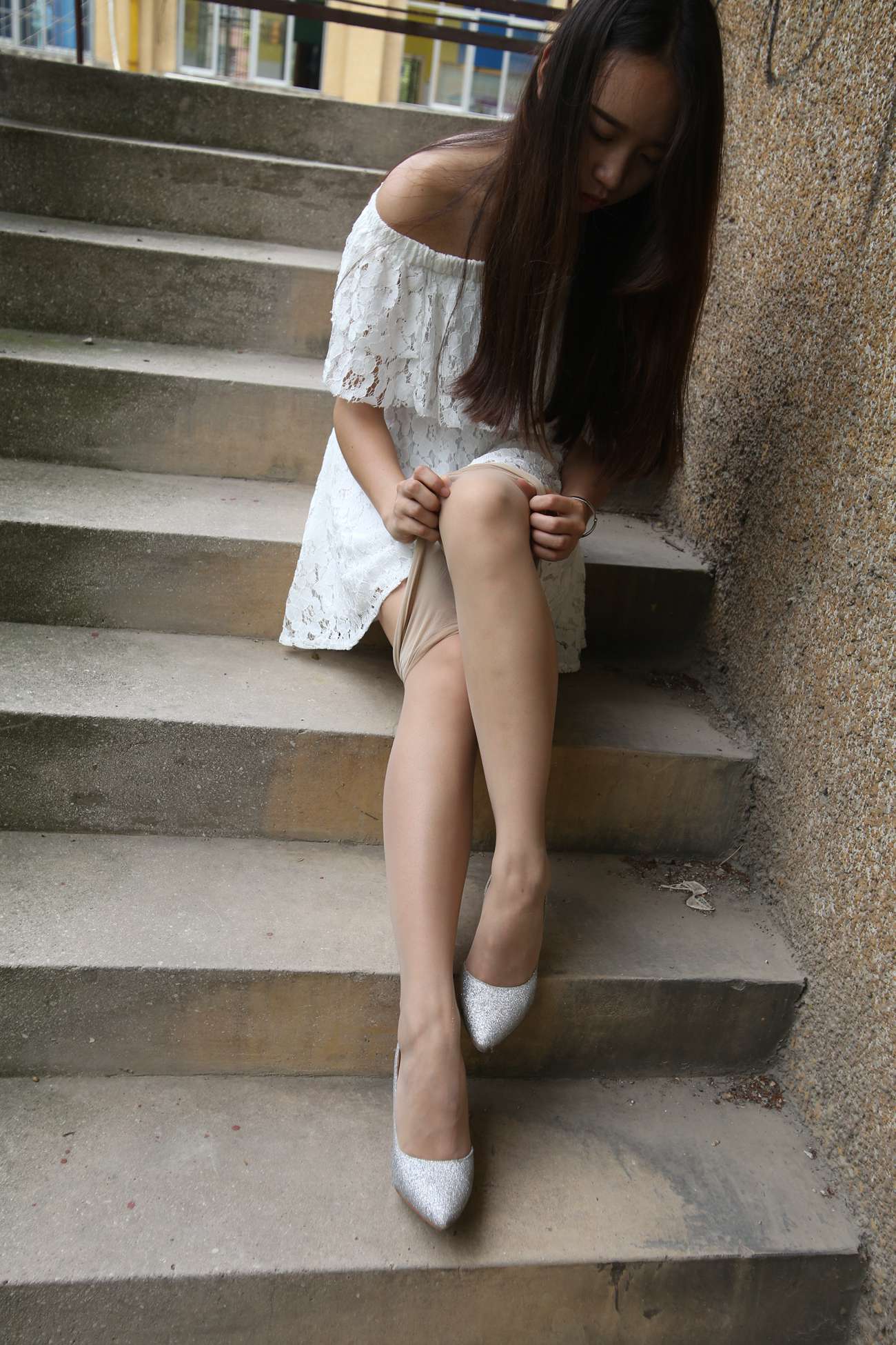 图片[192]-大西瓜爱牙膏-早期作品-S018 张萍 白T恤 连衣裙 2 [312P] – 速更版-美库