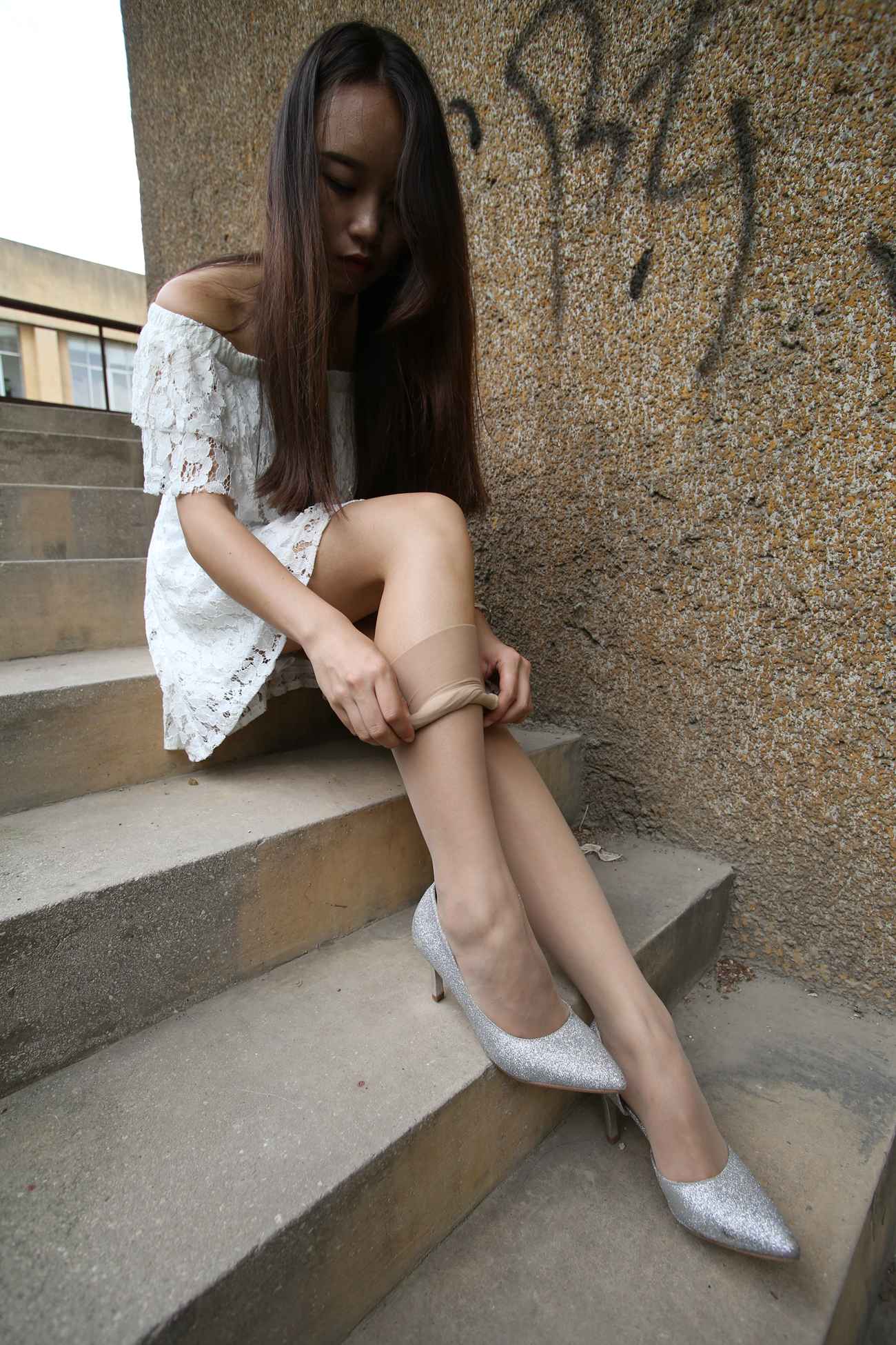 图片[197]-大西瓜爱牙膏-早期作品-S018 张萍 白T恤 连衣裙 2 [312P] – 速更版-美库