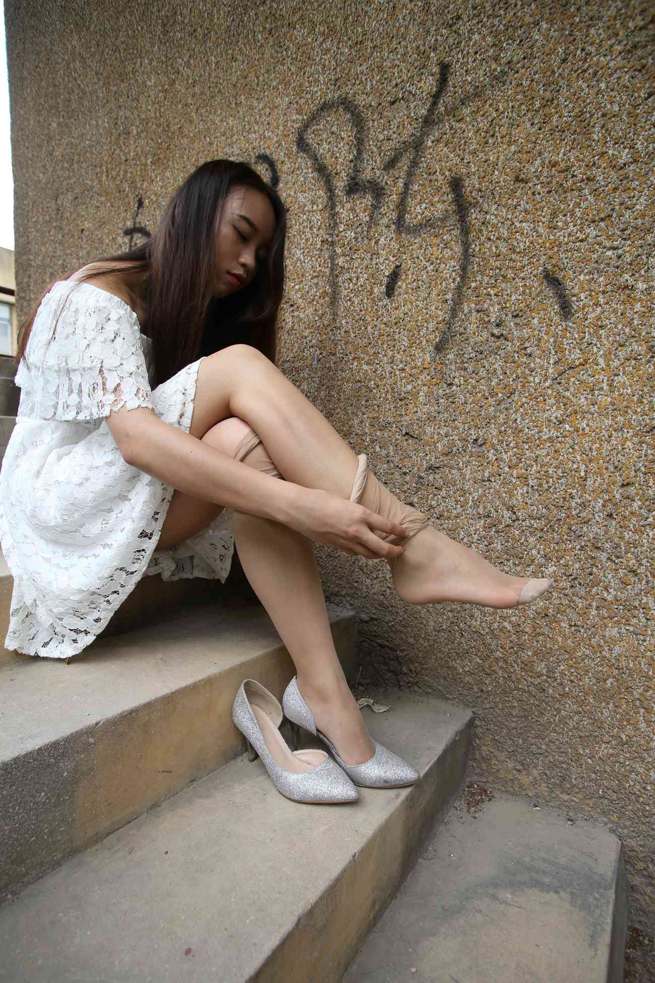 图片[217]-大西瓜爱牙膏-早期作品-S018 张萍 白T恤 连衣裙 2 [312P] – 速更版-美库