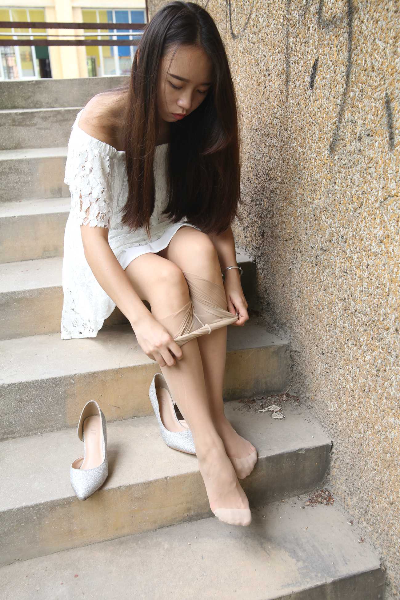 图片[255]-大西瓜爱牙膏-早期作品-S018 张萍 白T恤 连衣裙 2 [312P] – 速更版-美库