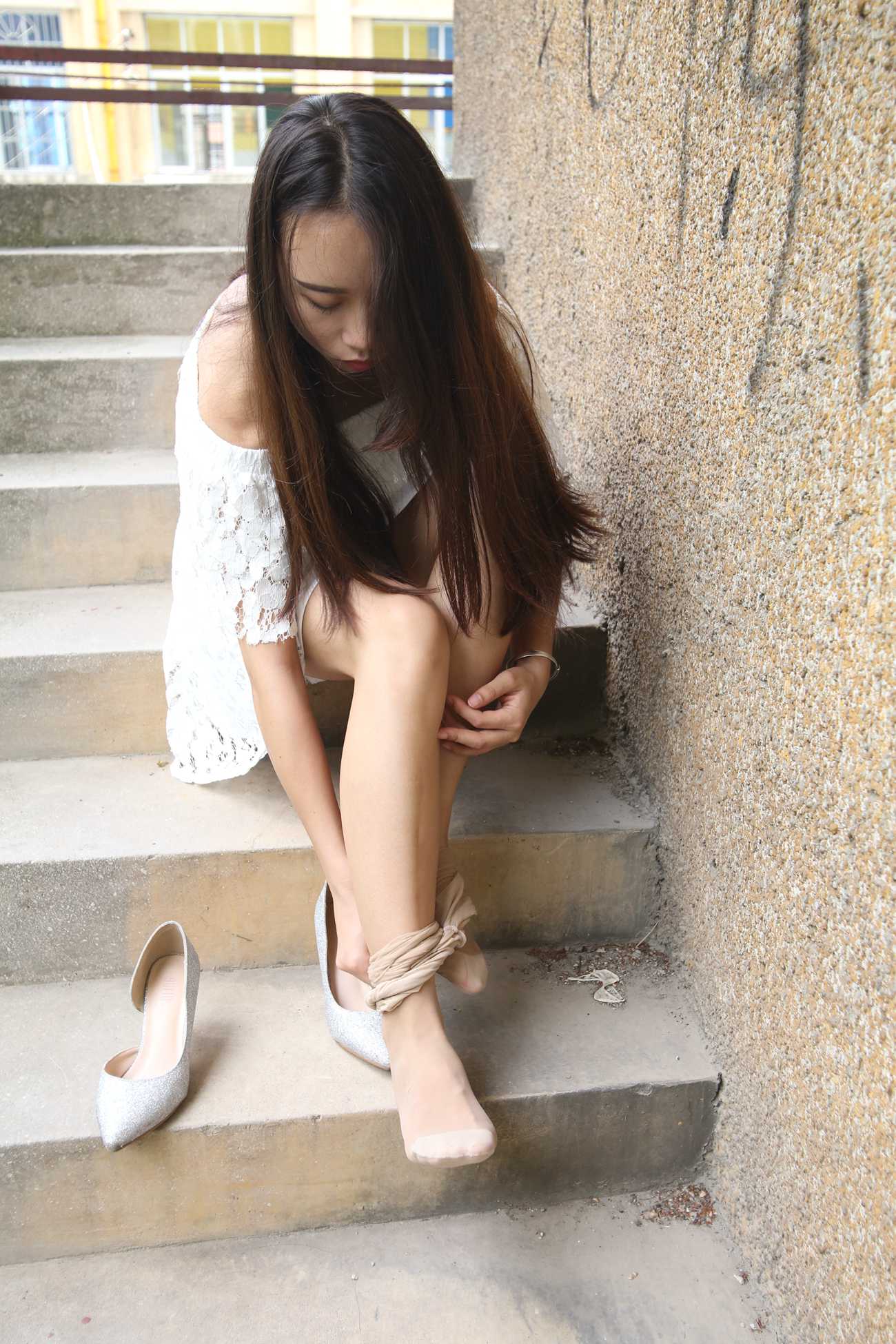 图片[257]-大西瓜爱牙膏-早期作品-S018 张萍 白T恤 连衣裙 2 [312P] – 速更版-美库