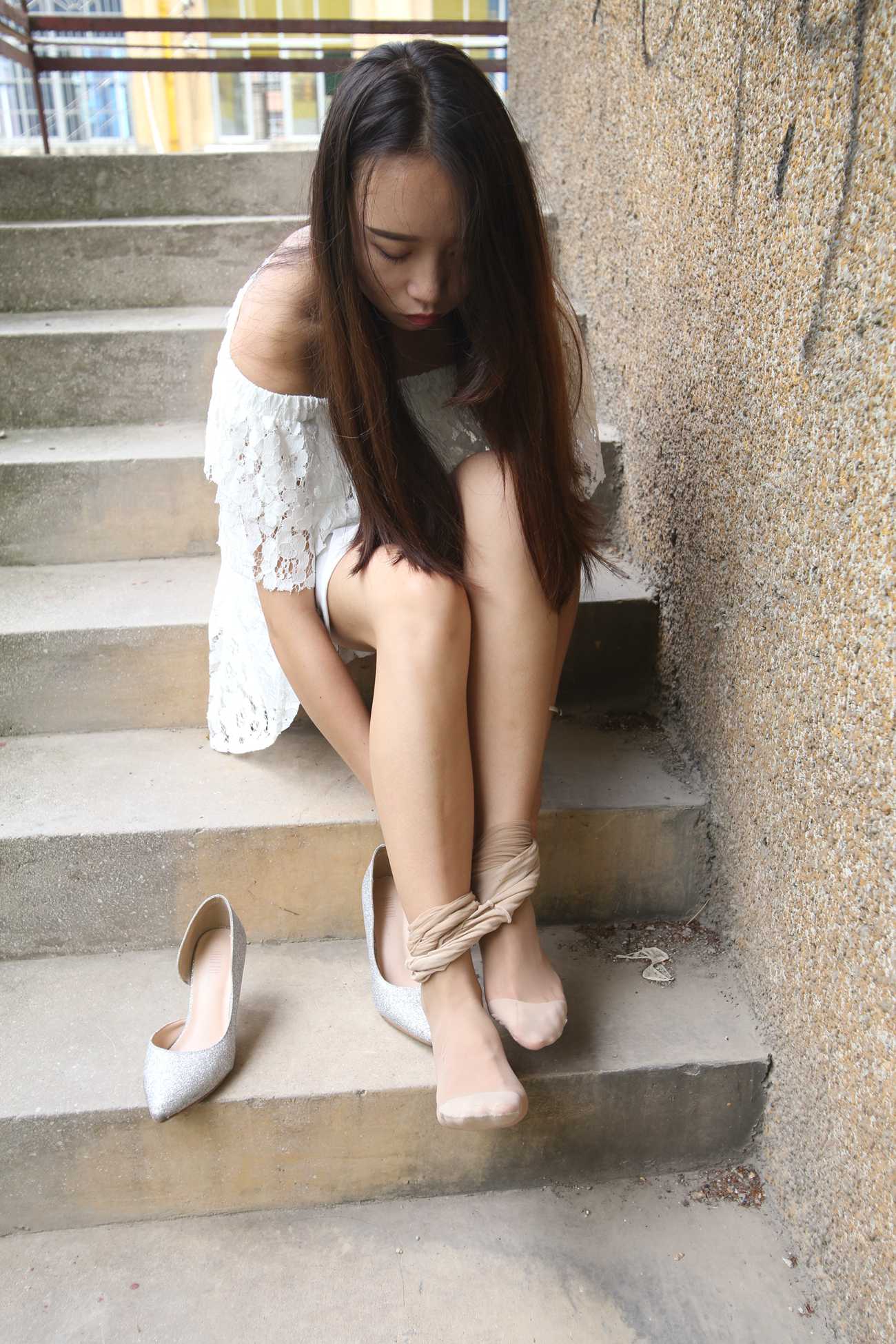 图片[256]-大西瓜爱牙膏-早期作品-S018 张萍 白T恤 连衣裙 2 [312P] – 速更版-美库