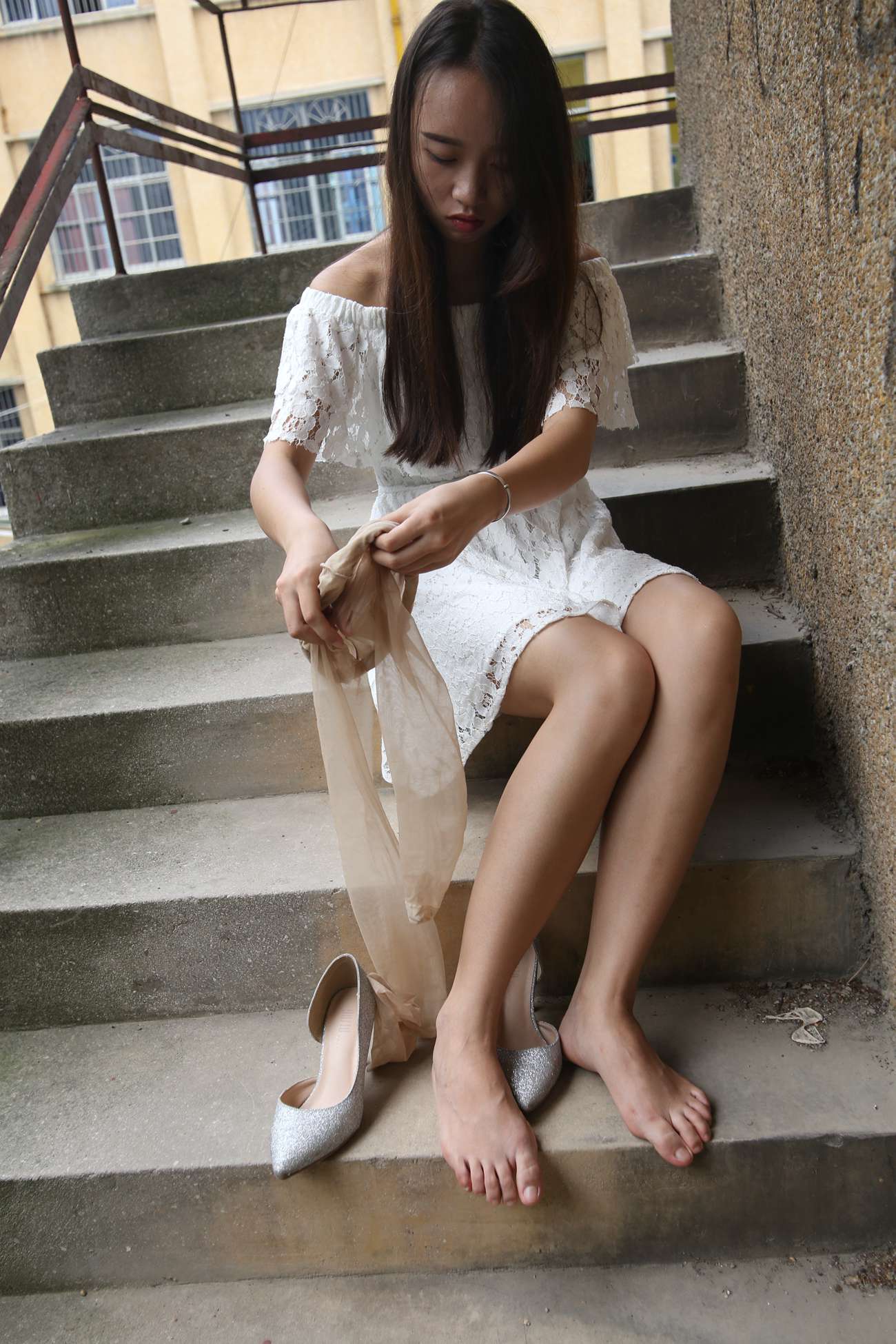 图片[266]-大西瓜爱牙膏-早期作品-S018 张萍 白T恤 连衣裙 2 [312P] – 速更版-美库