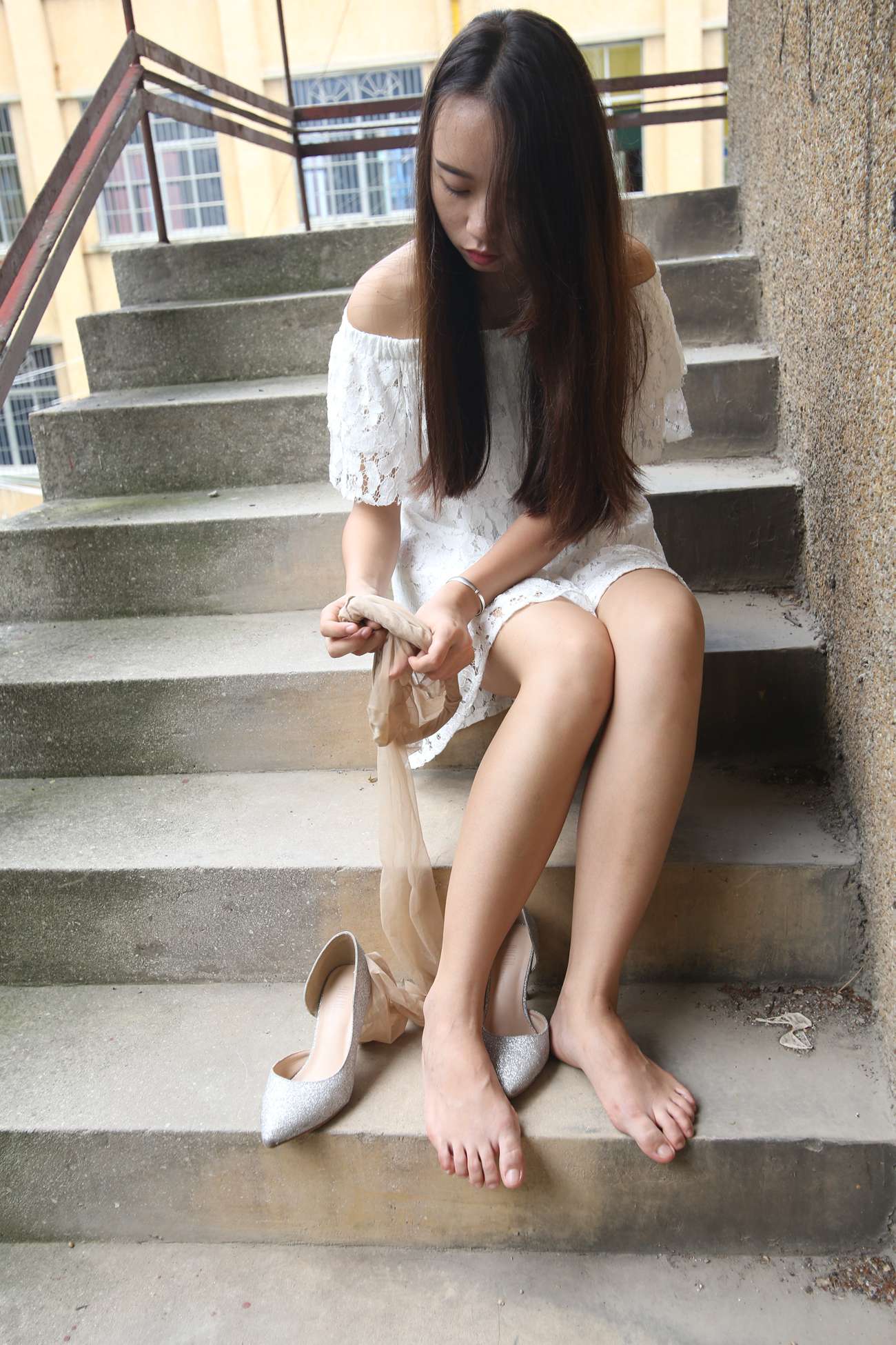 图片[271]-大西瓜爱牙膏-早期作品-S018 张萍 白T恤 连衣裙 2 [312P] – 速更版-美库