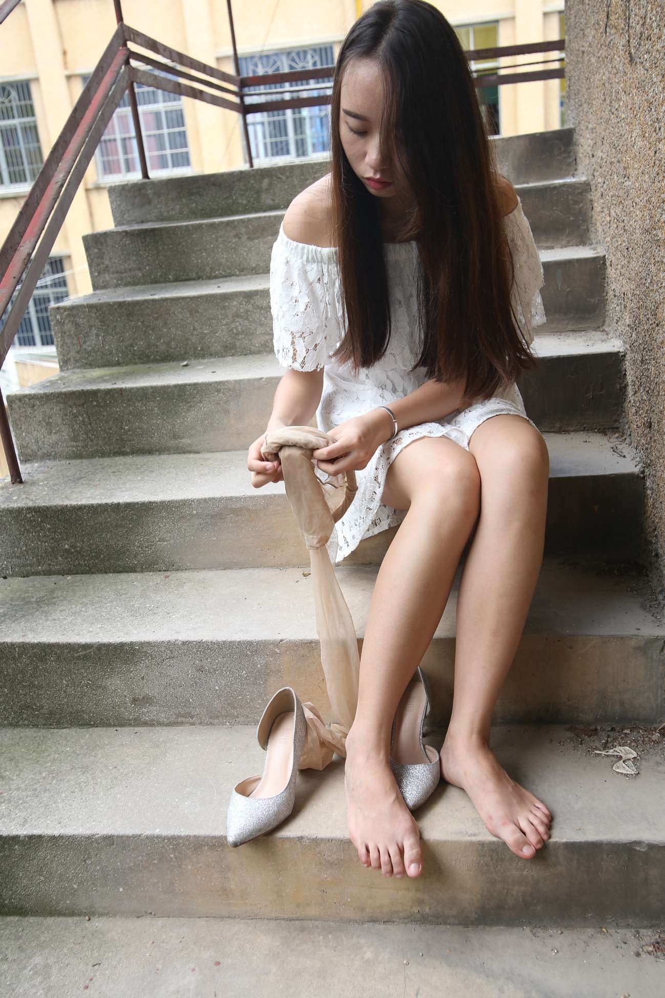 图片[270]-大西瓜爱牙膏-早期作品-S018 张萍 白T恤 连衣裙 2 [312P] – 速更版-美库