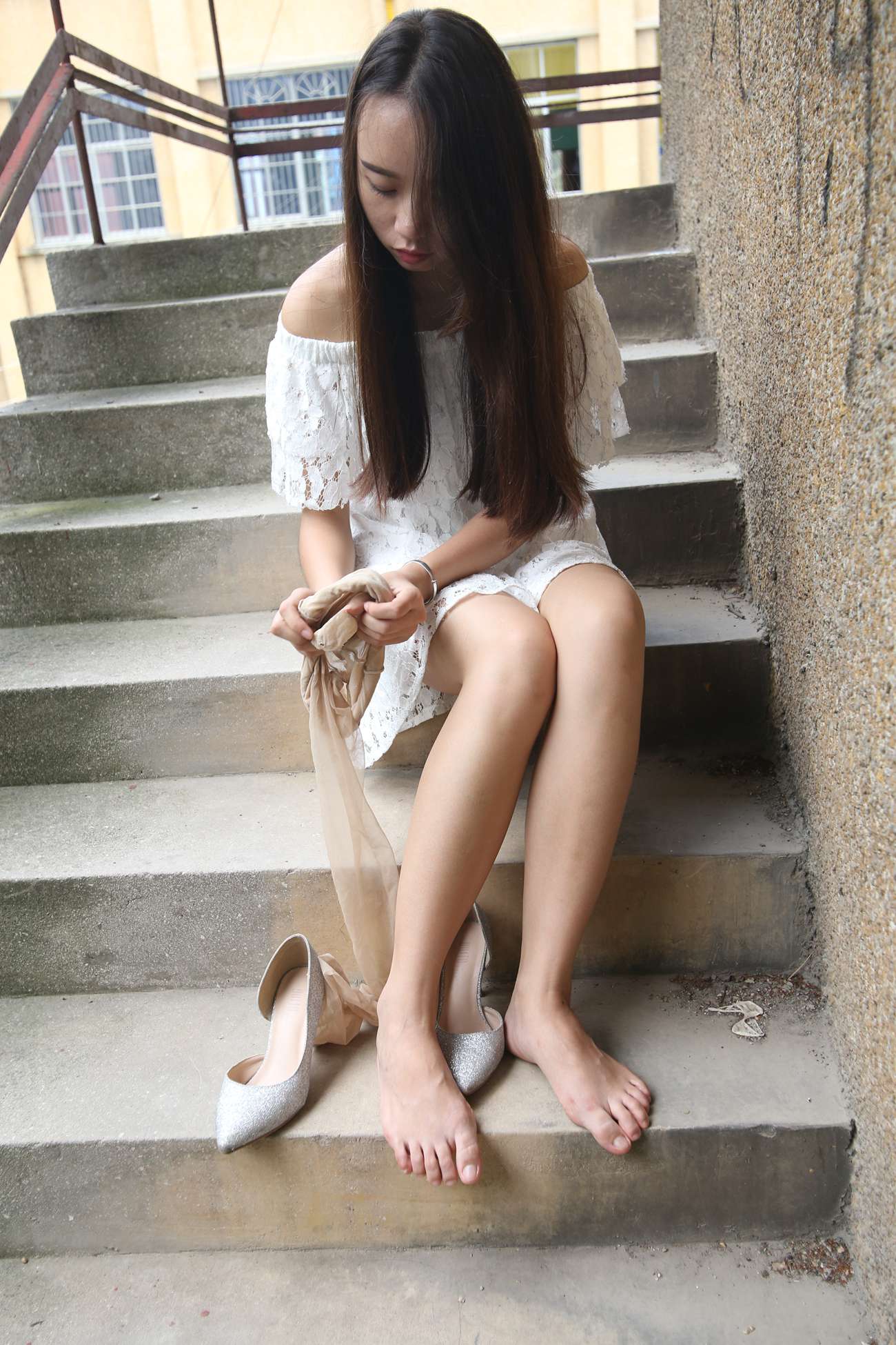 图片[272]-大西瓜爱牙膏-早期作品-S018 张萍 白T恤 连衣裙 2 [312P] – 速更版-美库