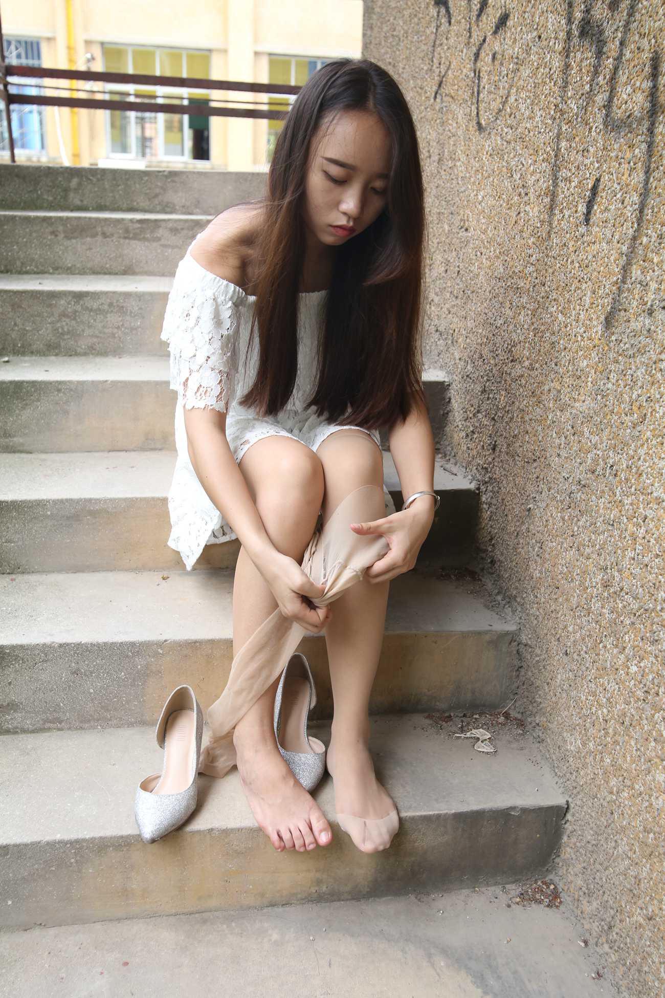 图片[278]-大西瓜爱牙膏-早期作品-S018 张萍 白T恤 连衣裙 2 [312P] – 速更版-美库