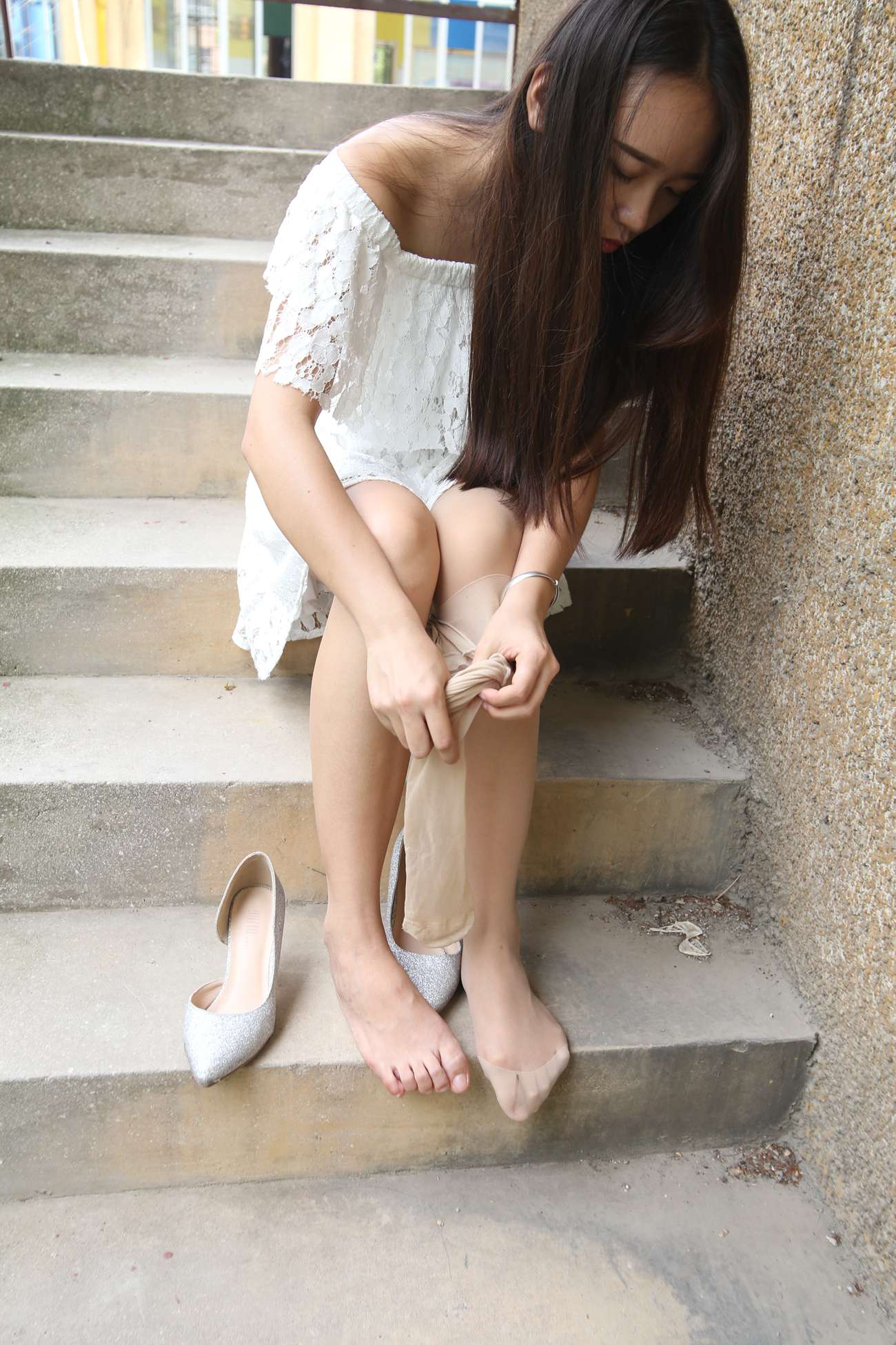 图片[283]-大西瓜爱牙膏-早期作品-S018 张萍 白T恤 连衣裙 2 [312P] – 速更版-美库