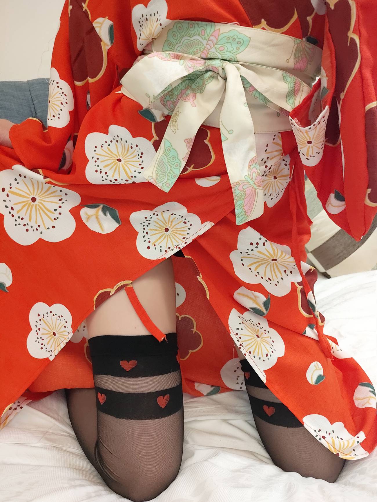 图片[17]-小女巫露娜 – 和服桃心黑色长筒袜[44P] – 速更版-美库