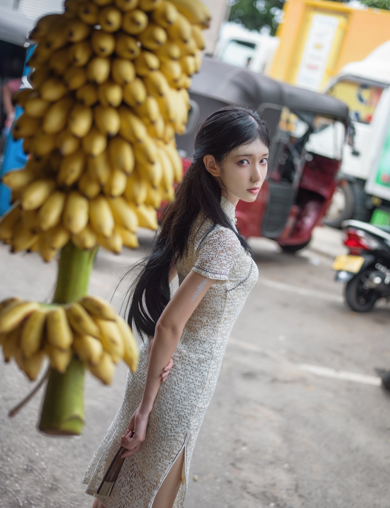 图片[8]-南桃Momoko – 白旗袍[11P] – 速更版-美库