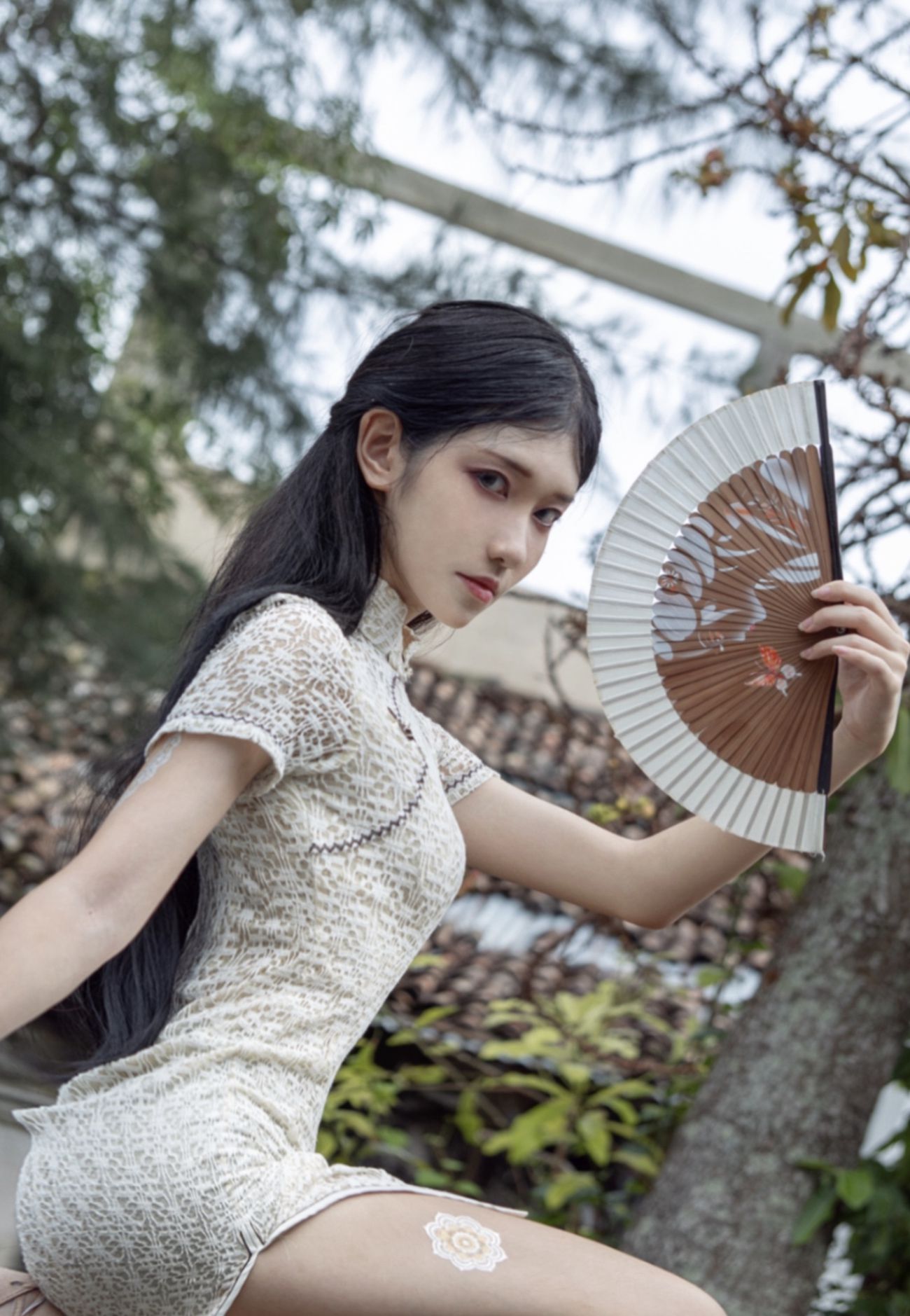 图片[12]-南桃Momoko – 白旗袍[11P] – 速更版-美库