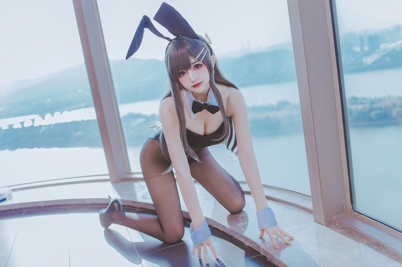 图片[14]-Coser衣衣 – 麻衣兔女郎[42P] – 速更版-美库