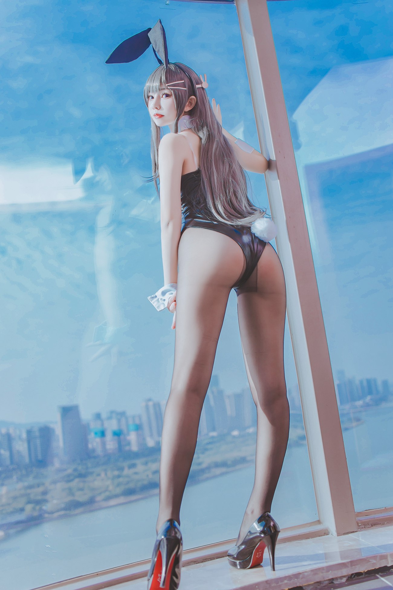 图片[17]-Coser衣衣 – 麻衣兔女郎[42P] – 速更版-美库