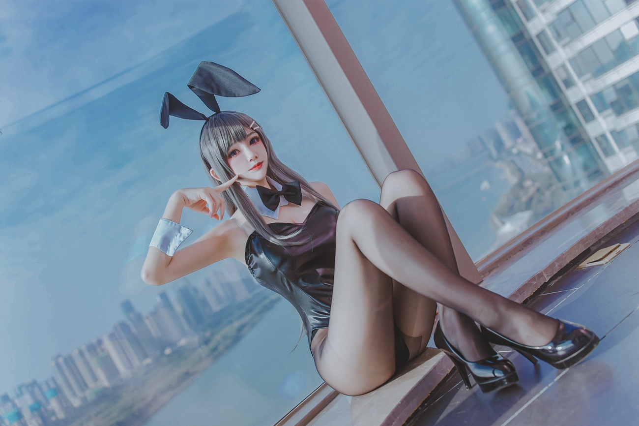 图片[18]-Coser衣衣 – 麻衣兔女郎[42P] – 速更版-美库