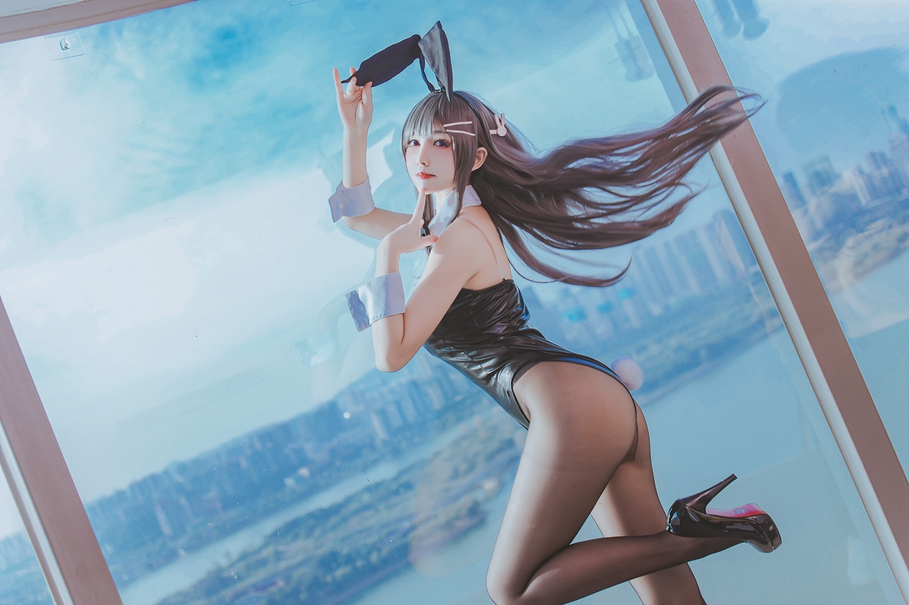 图片[20]-Coser衣衣 – 麻衣兔女郎[42P] – 速更版-美库
