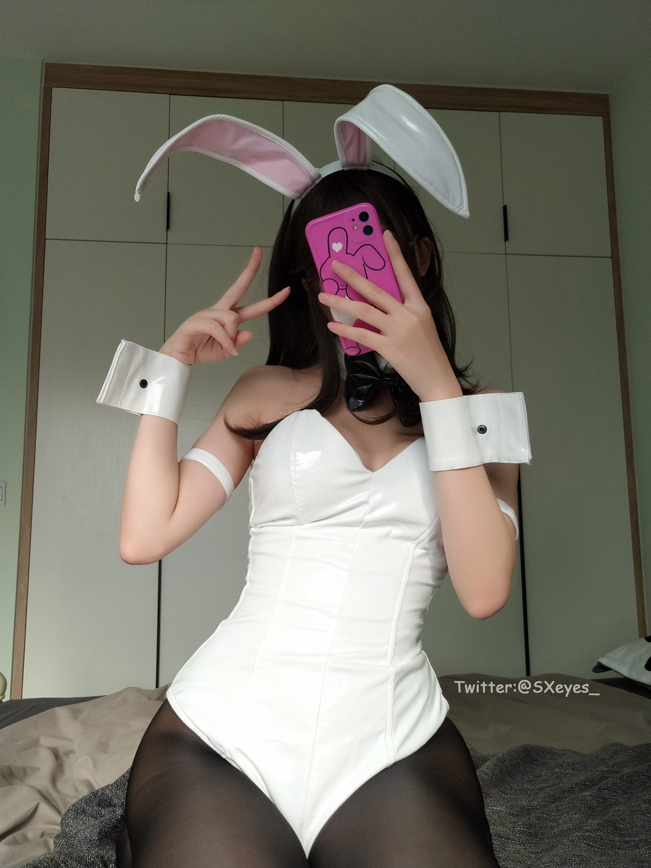 图片[15]-眼酱大魔王w – 黑丝兔女郎 [25P] – 速更版-美库