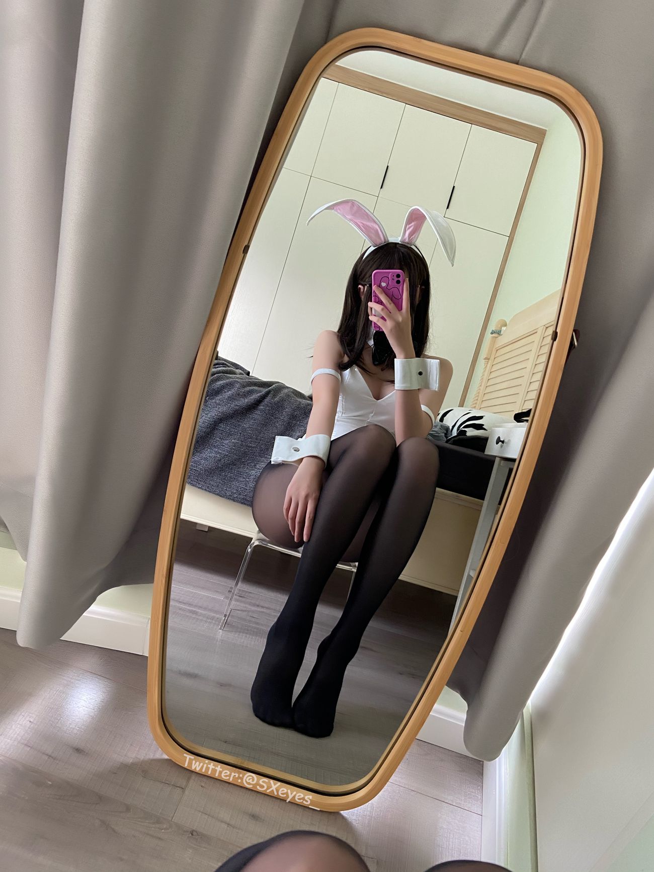 图片[16]-眼酱大魔王w – 黑丝兔女郎 [25P] – 速更版-美库