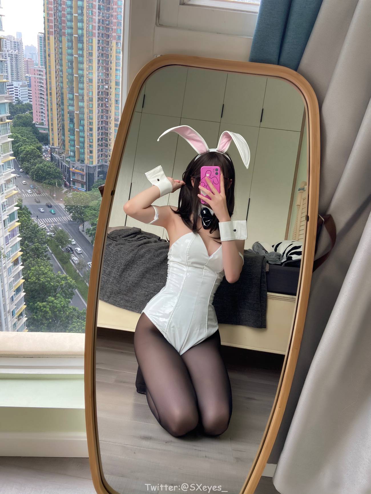 图片[19]-眼酱大魔王w – 黑丝兔女郎 [25P] – 速更版-美库