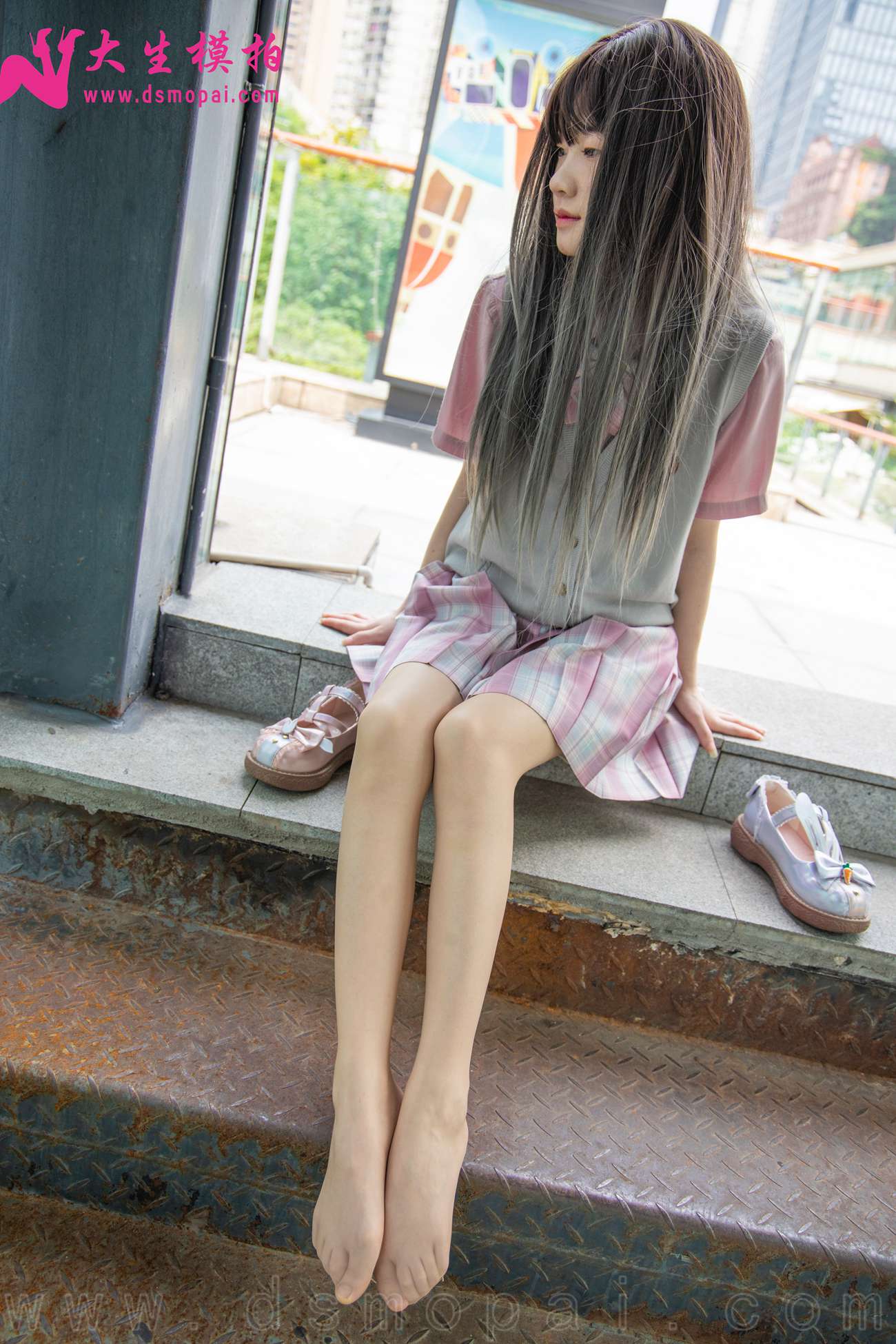 图片[23]-大生模拍 NO.235 范范 JK双丝[72P] – 速更版-美库