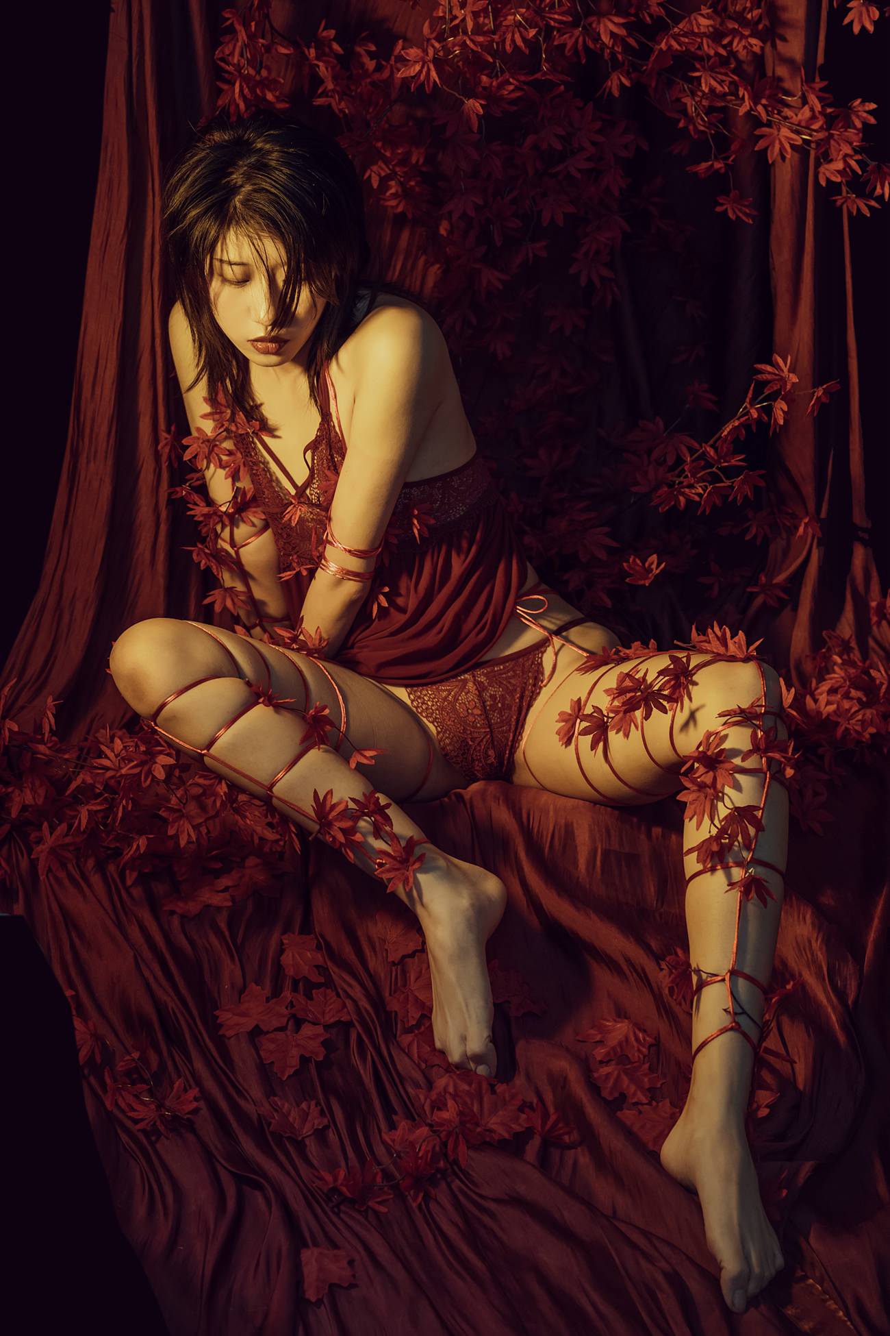 图片[21]-云溪溪 – 花与绳 [58P] – 速更版-美库